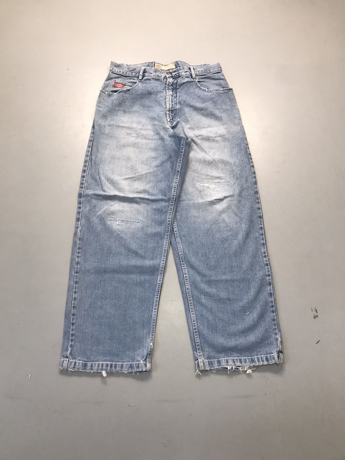Dickies Vintage dickies big daddy damaged denim Size US 34 / EU 50 - 2 Thumbnail