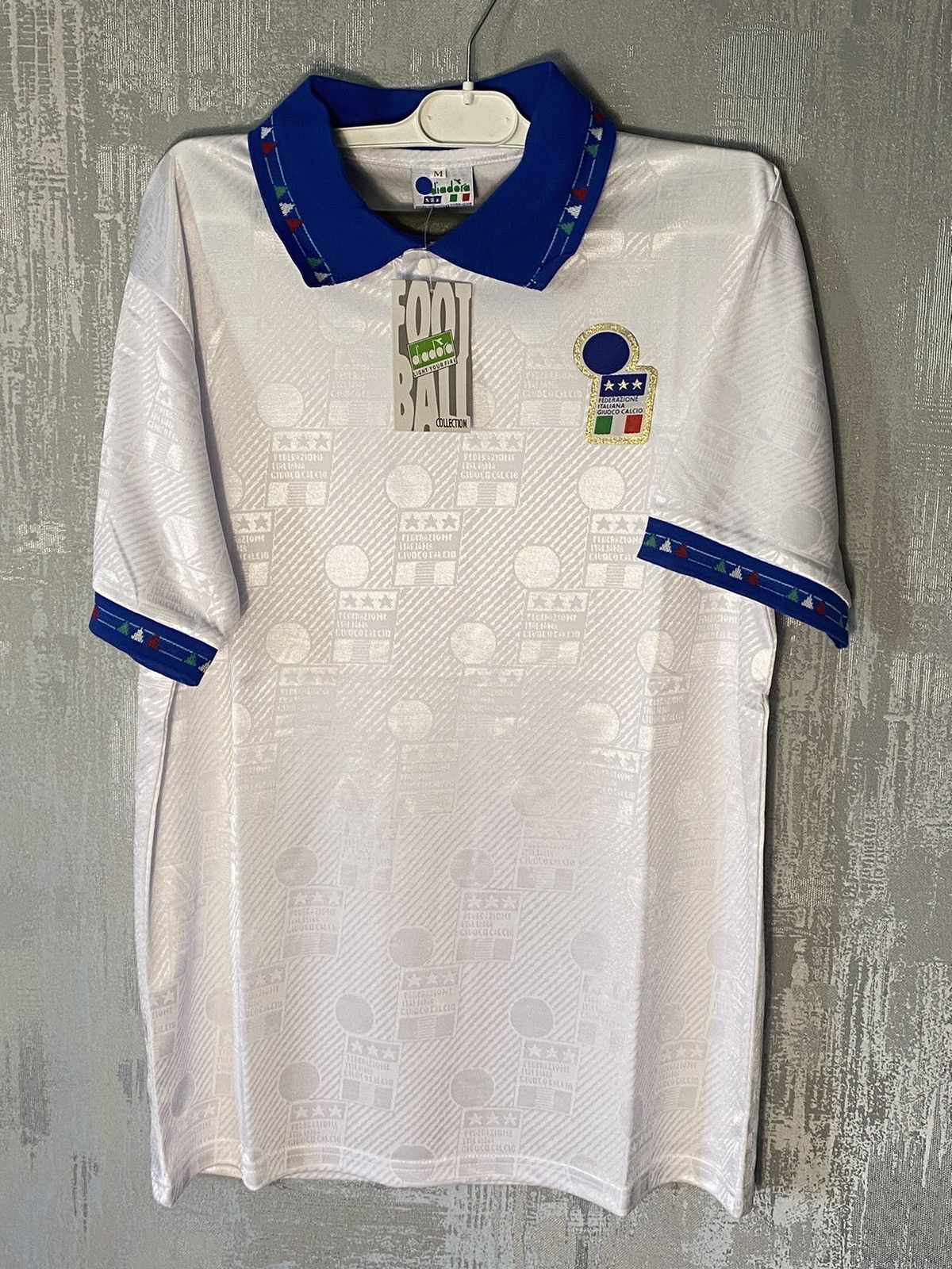 Vintage 1992 Vintage Italy Diadora Soccer Jersey National Team | Grailed