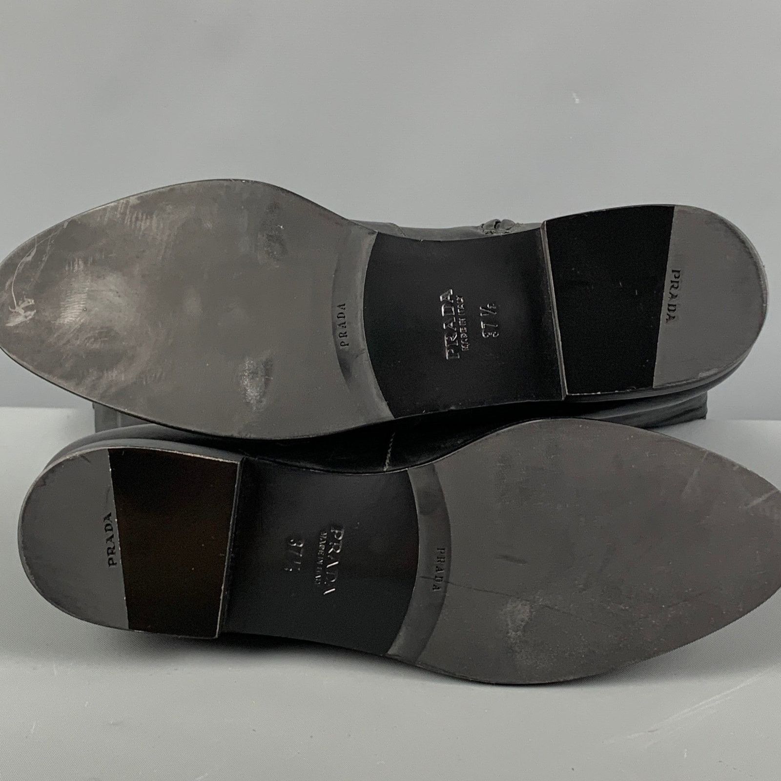 Prada PRADA Size 7.5 Black Flat Boots Size US 7.5 / IT 37.5 - 6 Thumbnail