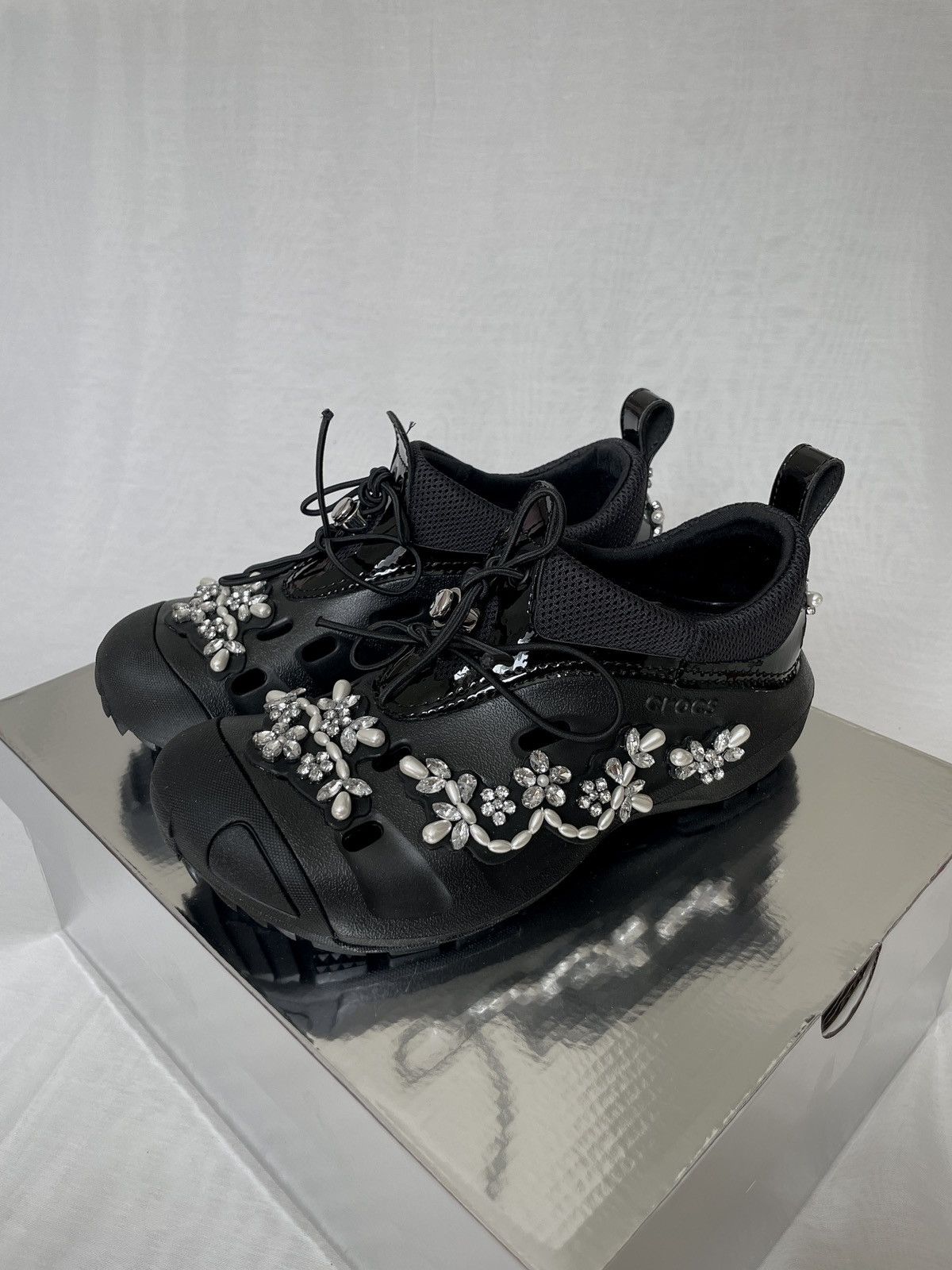 image of Crocs “Quick Trail Low” Shoes in Black, Women's (Size 7)