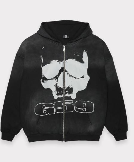 G59 Skull Vinyl Decal | HipHop Duo | Scrim | Ruby da Cherry