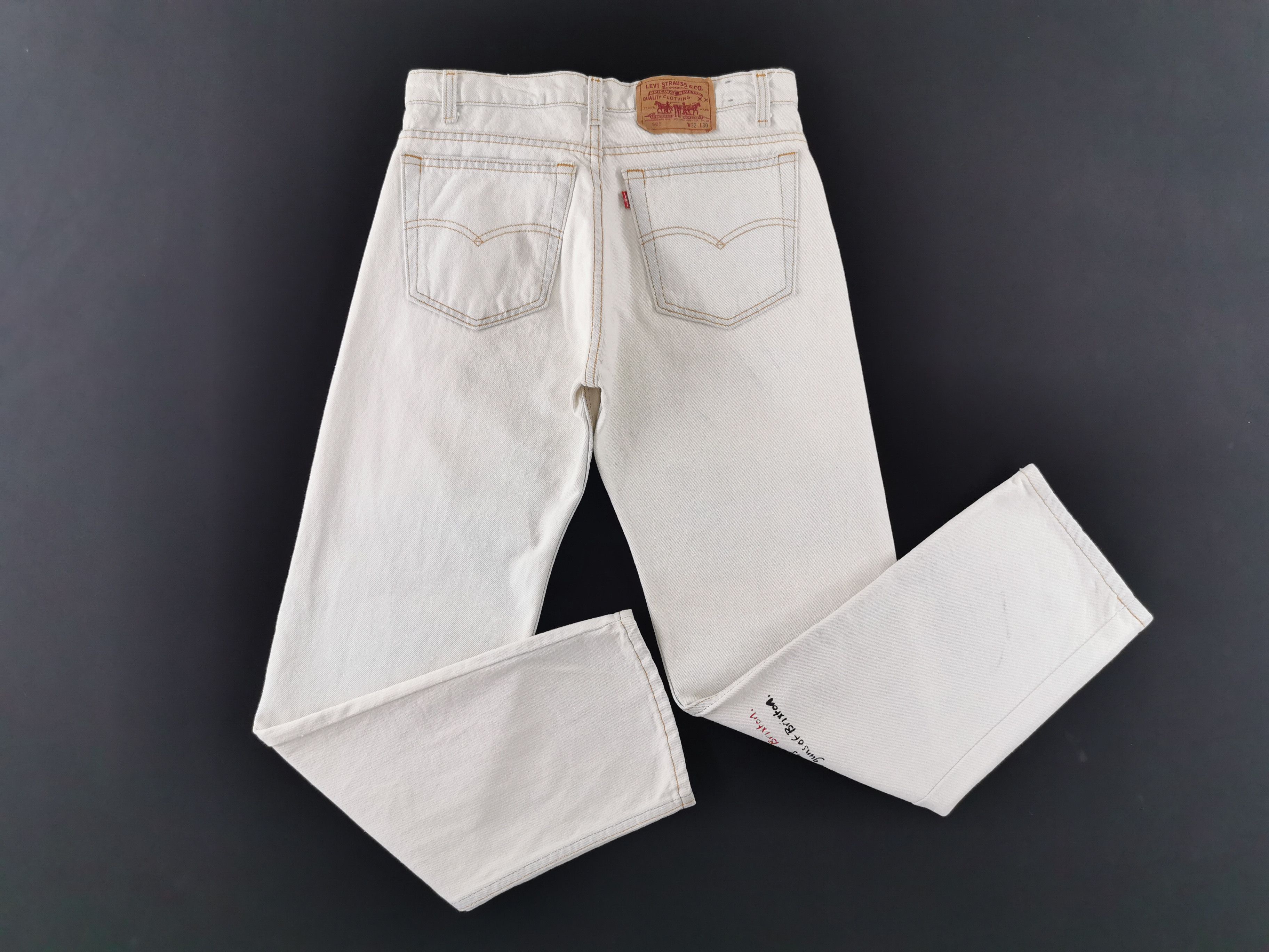 Levi's Vintage 80's Levis Lot 505 X The Clash Denim Made In USA Size US 31 - 5 Thumbnail