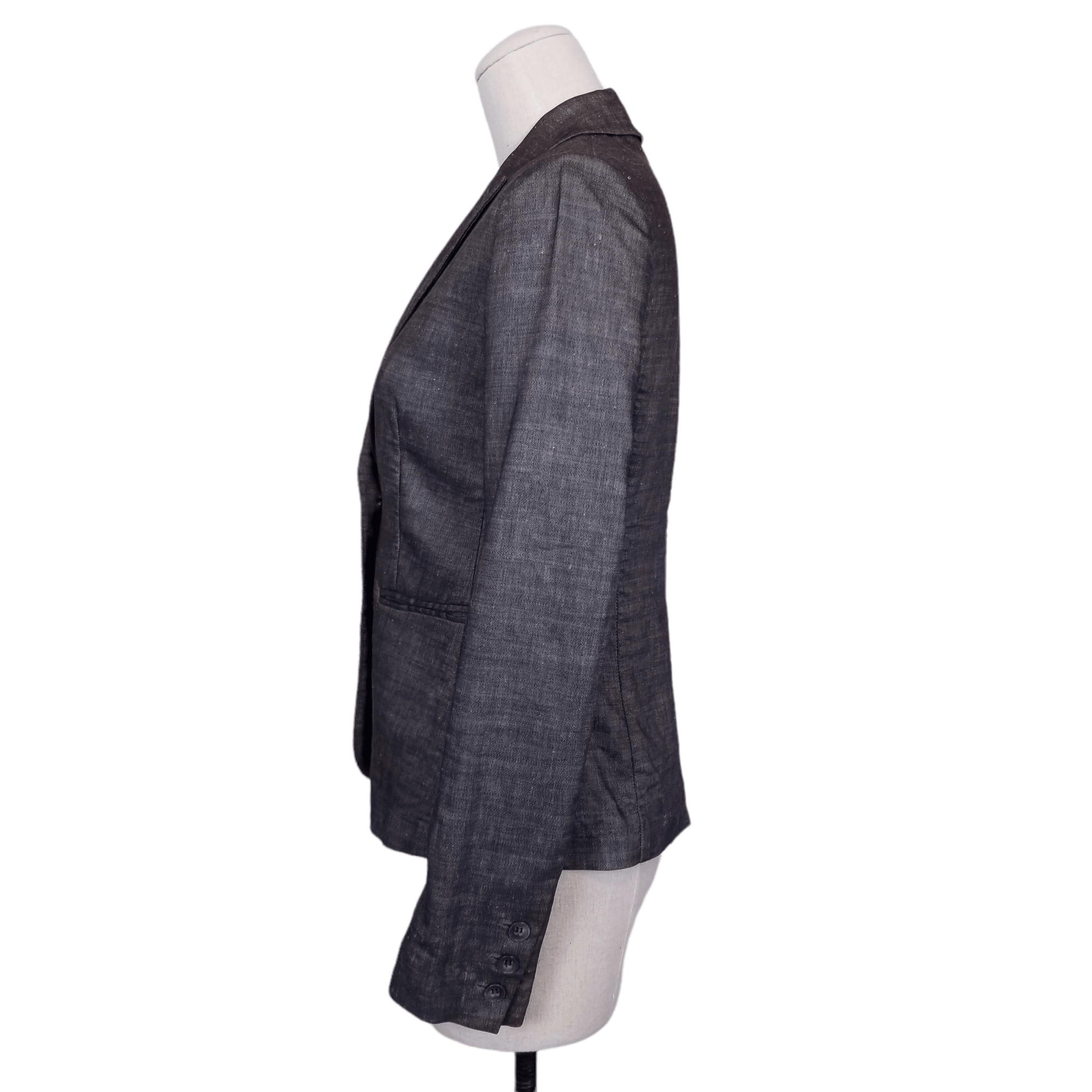 Theory Wool & Linen Blend Blazer Size XS / US 0-2 / IT 36-38 - 2 Thumbnail