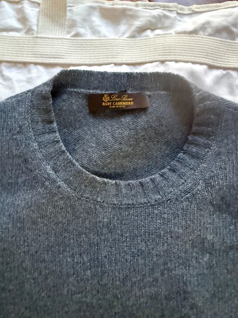 Loro Piana LORO PIANA Baby cashmere sweater Size US L / EU 52-54 / 3 - 3 Thumbnail