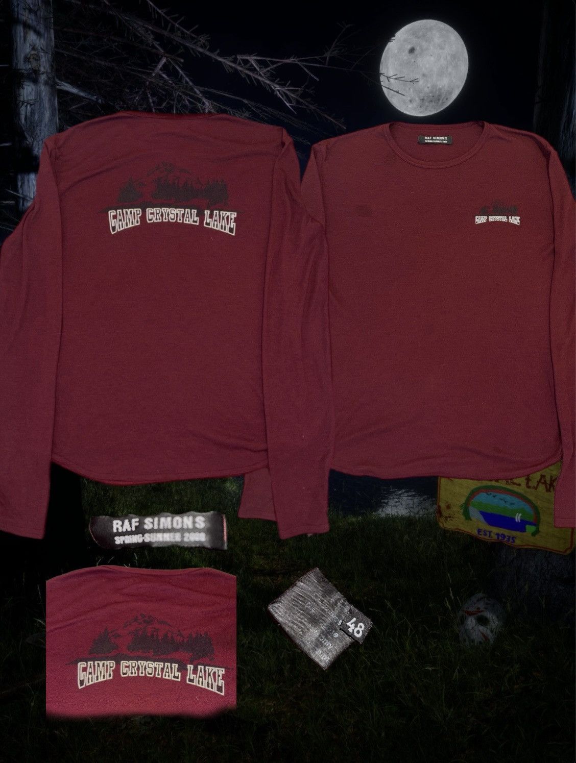 Raf Simons SS00 Camp Crystal Lake Tee | Grailed