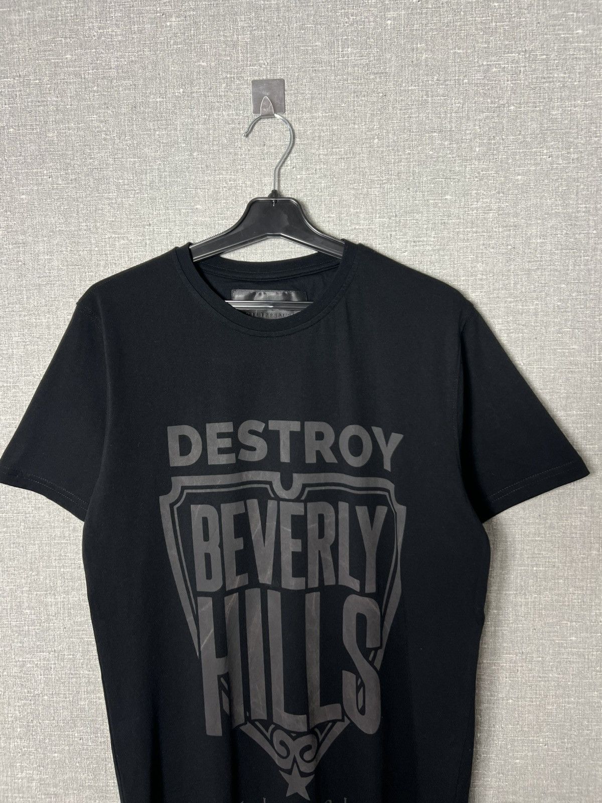 Philipp Plein Philipp Plein Destroy Beverly Hills Big Logo Men’s Tee Size US M / EU 48-50 / 2 - 3 Thumbnail