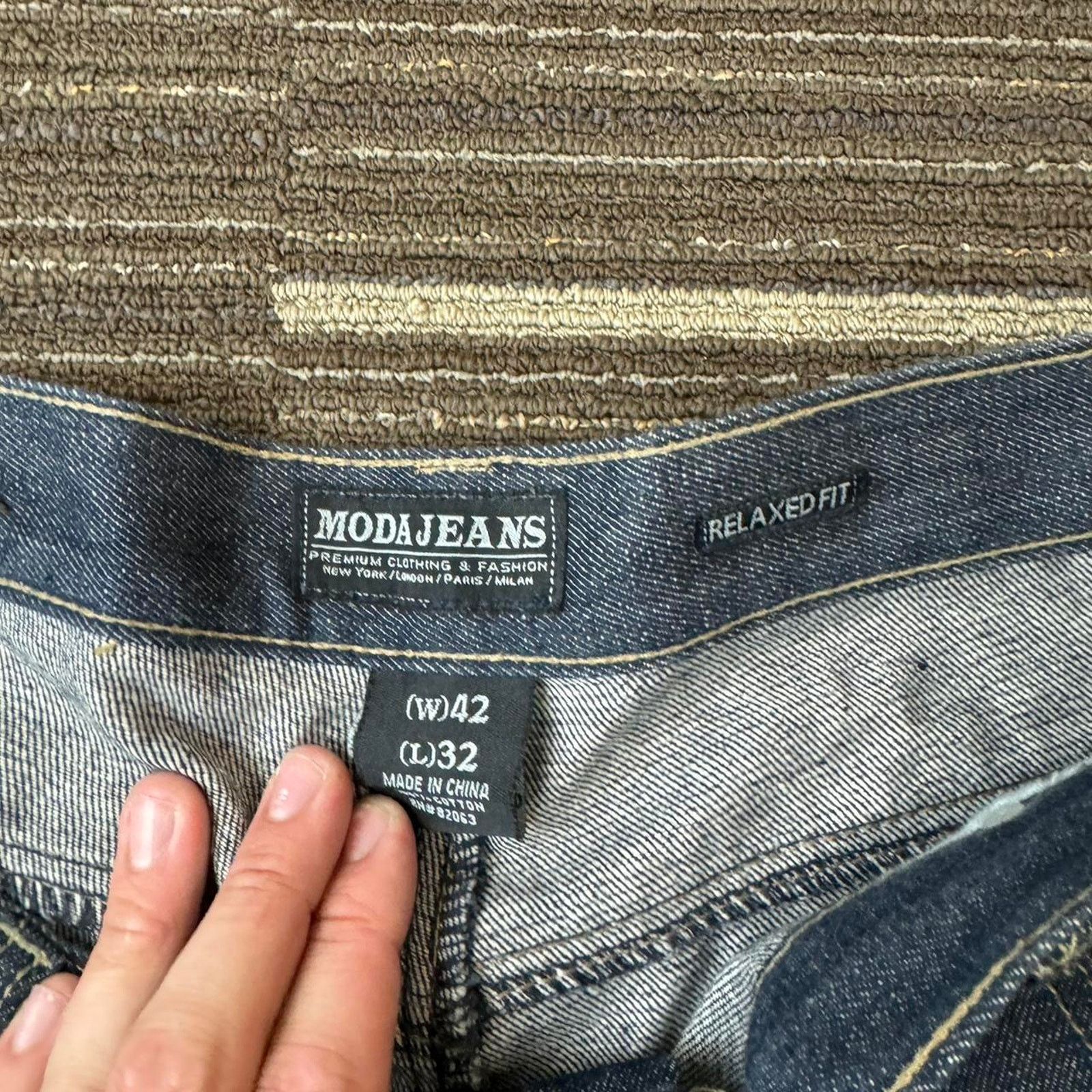 JNCO × Vintage Vintage 90s Y2k Blue Baggy Moda Jeans Denim Jeans Size US 42 / EU 58 - 3 Thumbnail