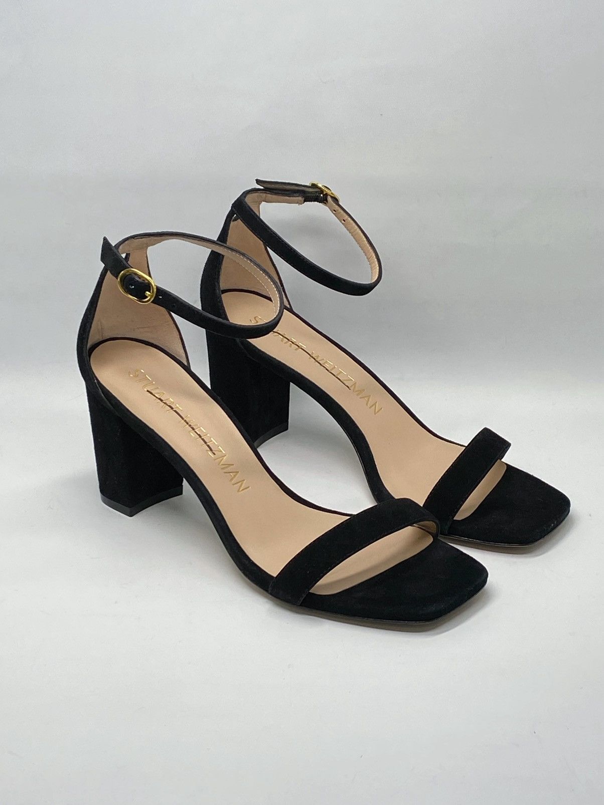Stuart Weitzman Stuart Weitzman Suede Block Heeled Sandals size 8.5 Size US 8.5 / IT 38.5 - 1 Thumbnail