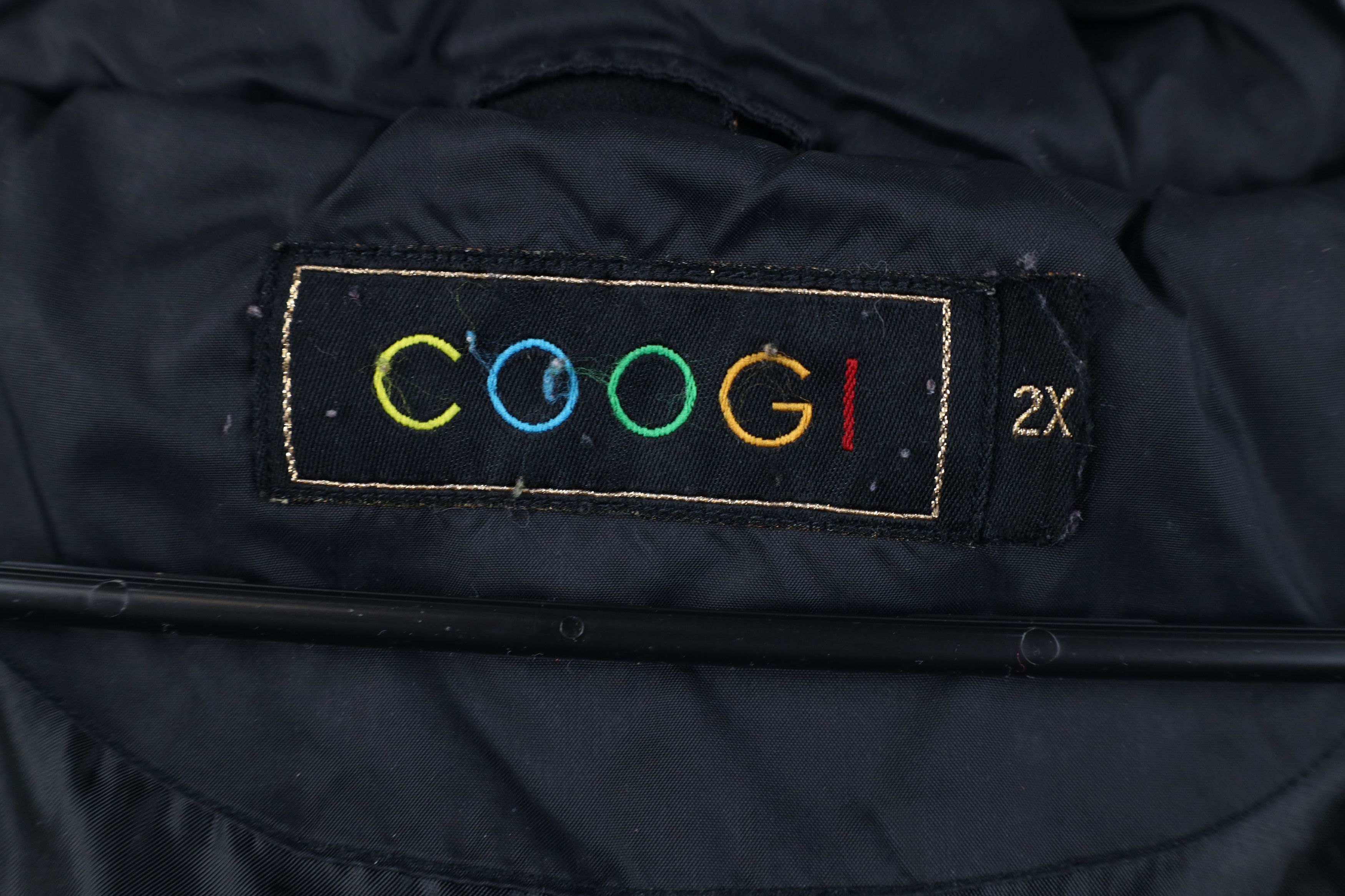Vintage Vintage 90s Y2K Coogi Cropped Rainbow Hooded Puffer Jacket Size XXL / US 16-18 / IT 52-54 - 10 Thumbnail