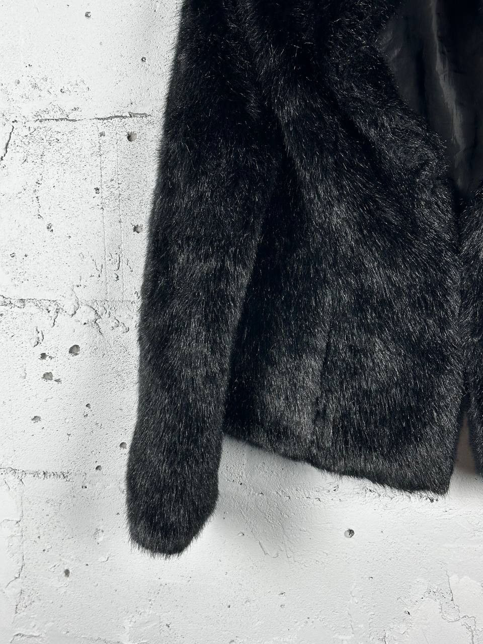 Other Vintage Avantgarde Biker Cropped Faux Fur Jacket Y2K Size US M / EU 48-50 / 2 - 4 Thumbnail