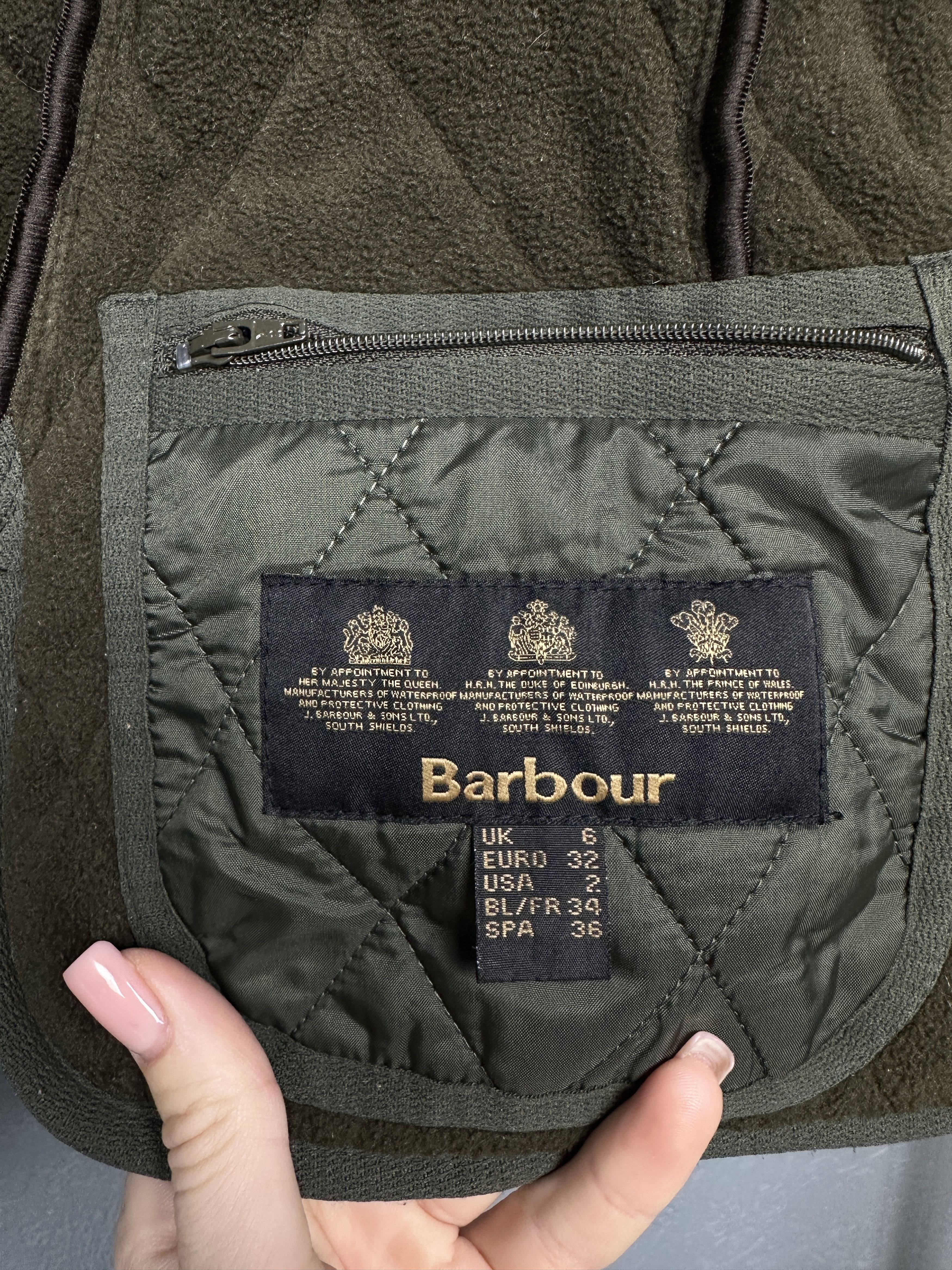 Barbour Barbour Fleece Betty Liner Quilted Vest Gilet Size XS / US 0-2 / IT 36-38 - 4 Thumbnail