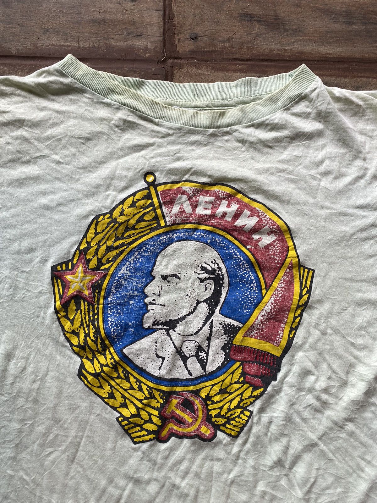 Vintage Vintage Vladimir Lenin 1980s T shirt Size US XXL / EU 58 / 5 - 2 Thumbnail