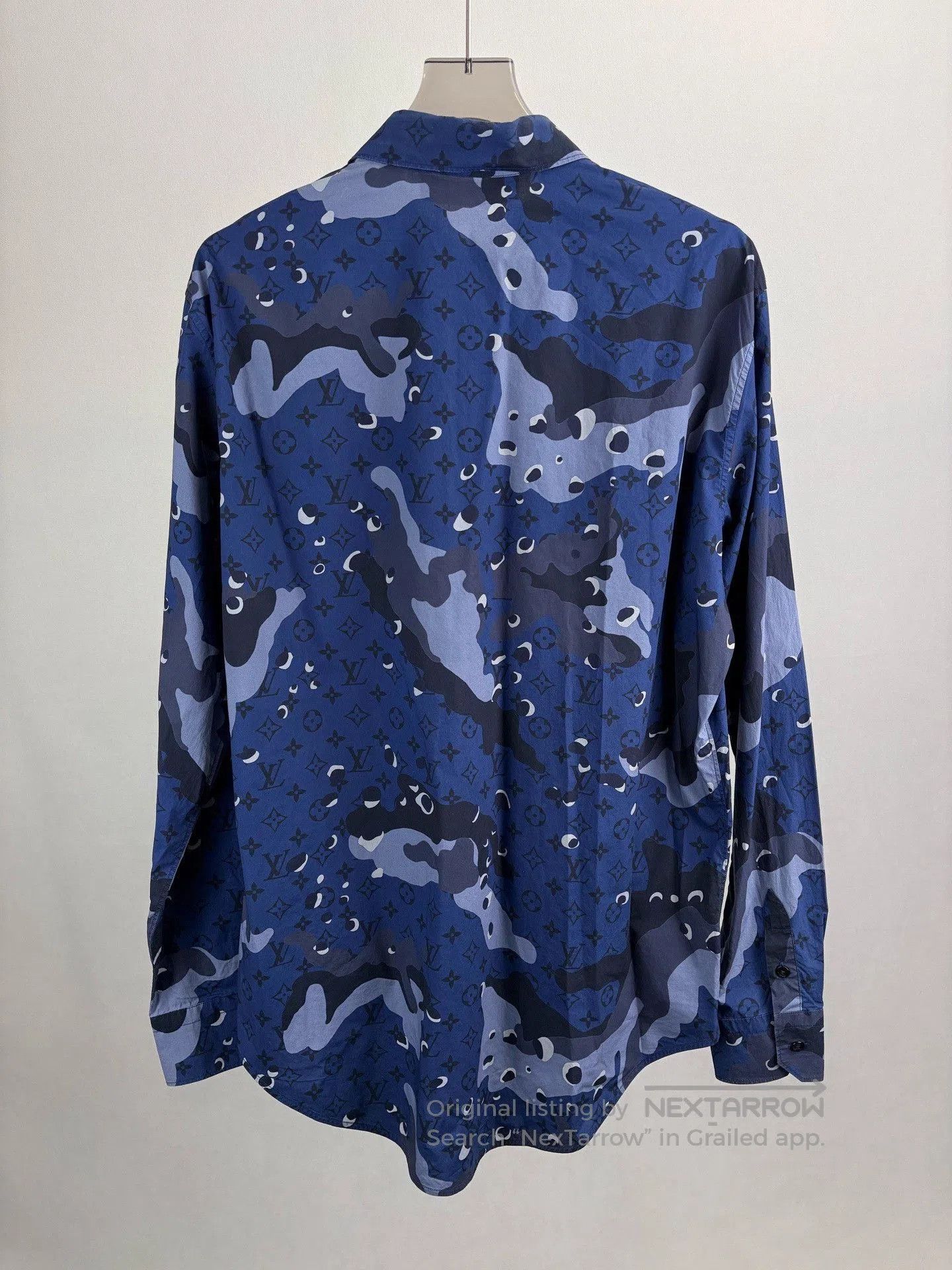 Louis Vuitton Louis Vuitton Blue Camo Monogram Long. Size US XXL / EU 58 / 5 - 2 Thumbnail