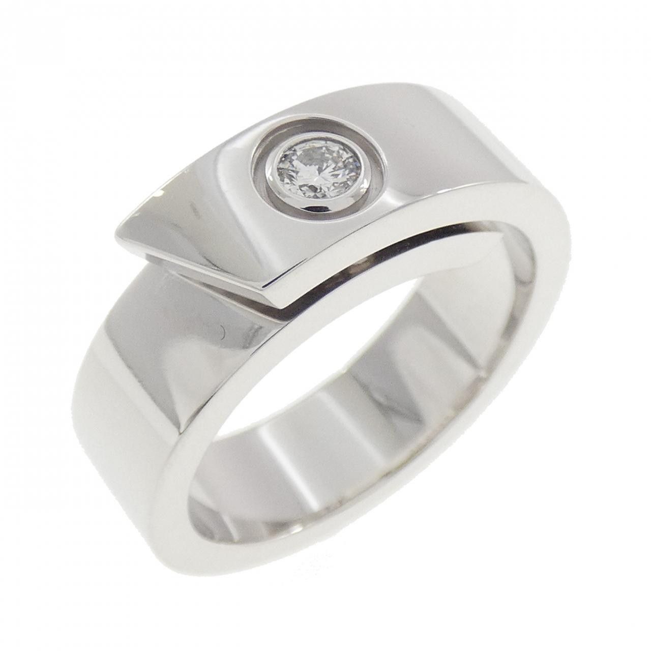 Cartier Cartier Cartier Anniversary 750 White Gold Diamond Ring Size 10 Precious Metal Ring DUTY FREE for USA Size ONE SIZE - 1 Thumbnail