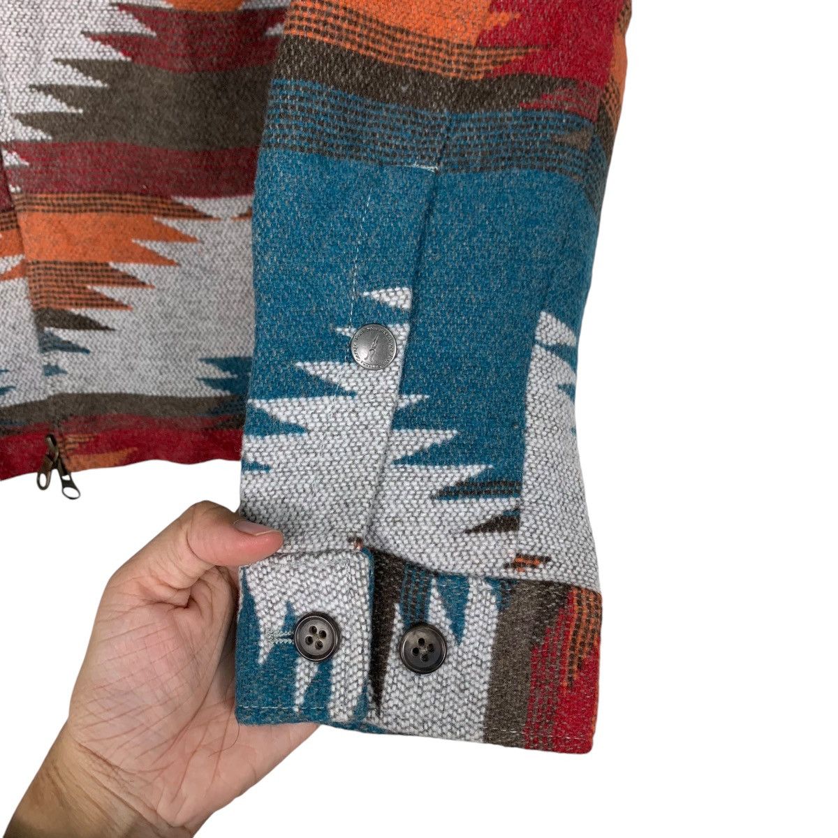 Japanese Brand Four Season Garage by INBLOOM Navajo Native Jacket #1246-C56 Size US S / EU 44-46 / 1 - 13 Thumbnail