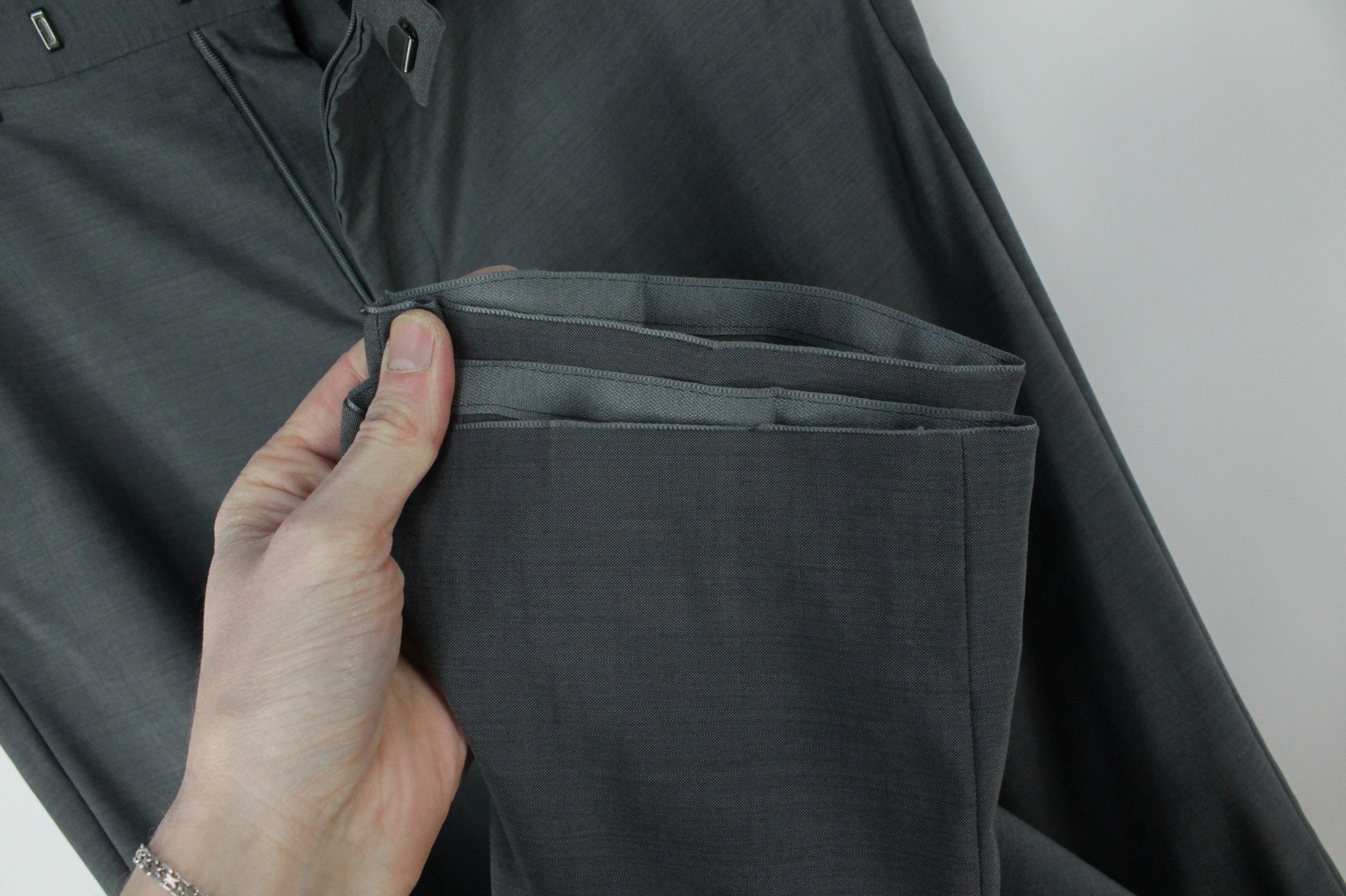 Hugo Boss Hugo Boss C-Jeffery/C-Simmons Gray Wool Formal Suit Men's Size 40L - 17 Thumbnail