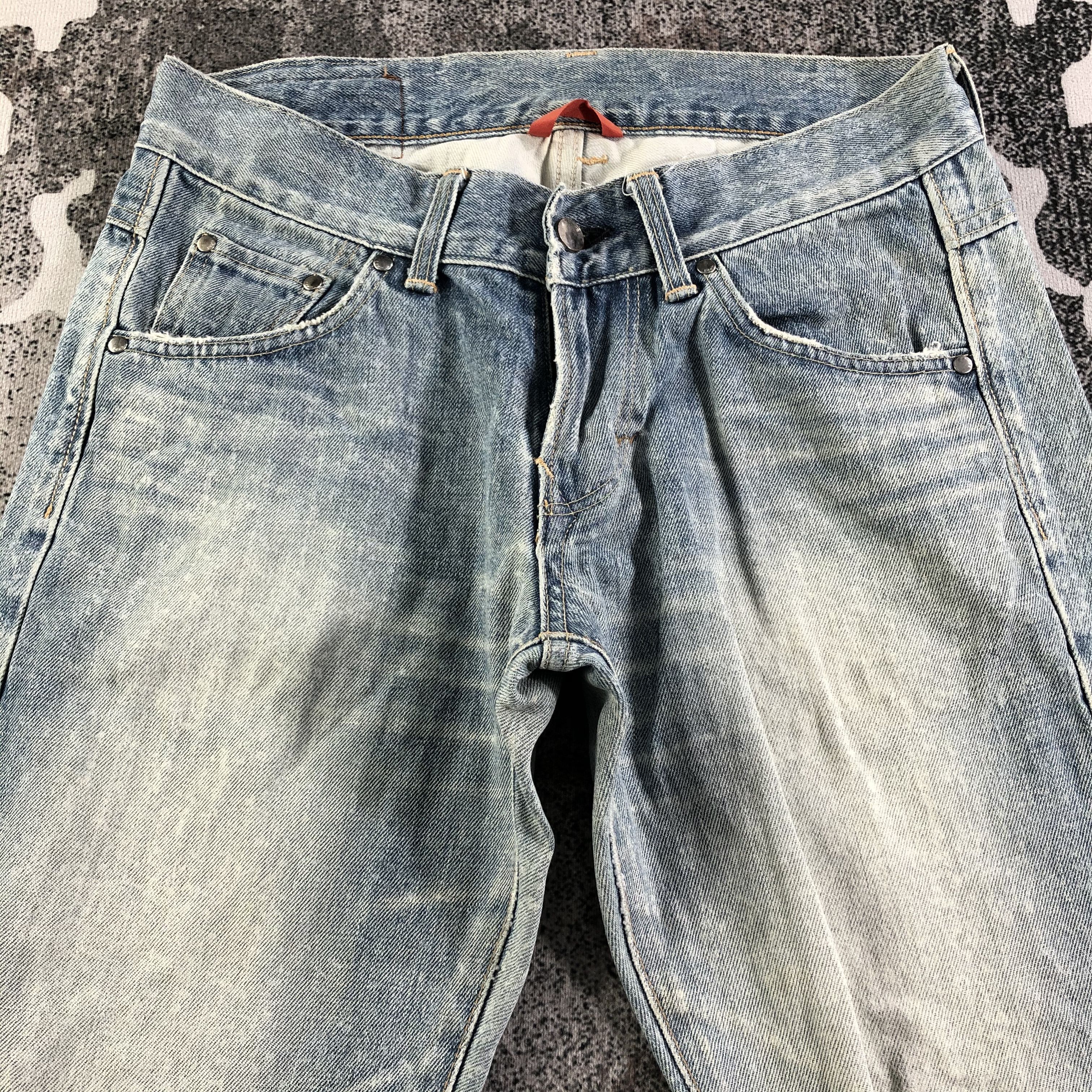 Edwin Vintage Edwin 503 Jeans Distressed Denim KJ2355 Size US 30 / EU 46 - 3 Thumbnail