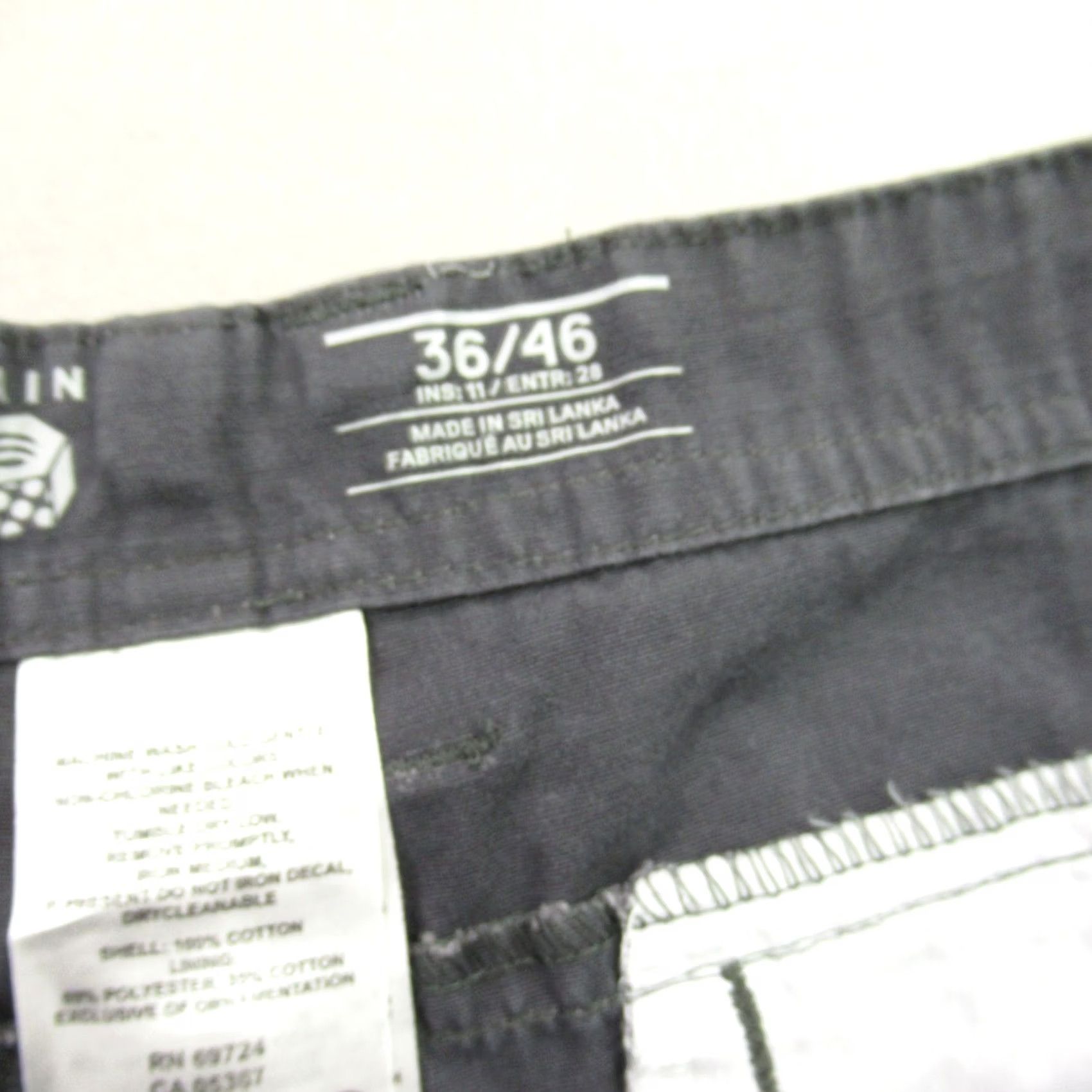 Mountain Hardwear Mountain Hardwear Shorts Mens 34 Cargo Pockets Outdoors Gray Cargo Short Regular 34 Mens Size US 34 / EU 50 - 4 Thumbnail