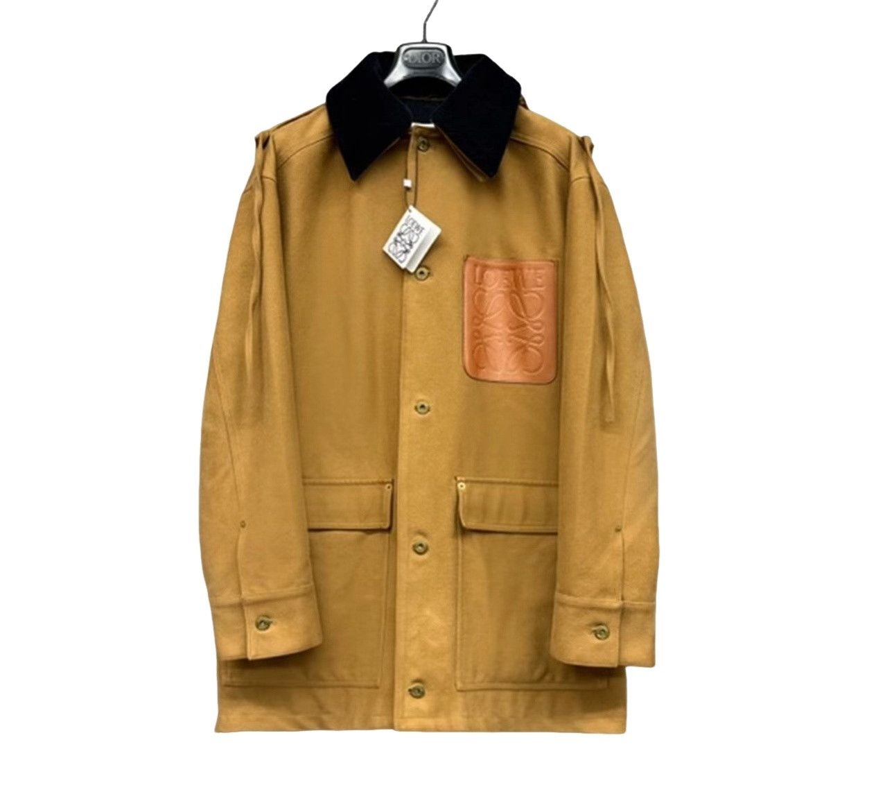 Loewe Loewe Leather Patch Corduroy Jacket 46 Size US S / EU 44-46 / 1 - 1 Thumbnail