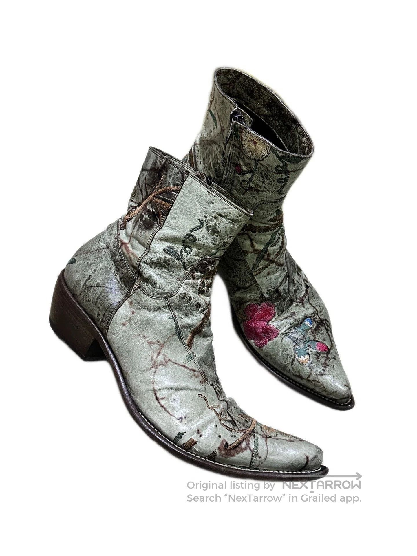 Gianni Barbato Gianni Barbato Vintage Pointed Leather Boots. Size US 10.5 / IT 40.5 - 1 Thumbnail