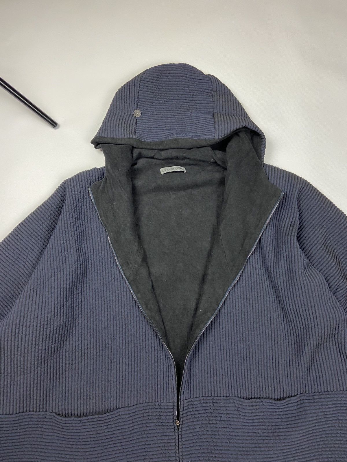 Annette Gortz × Designer Annette Gortz Avant-Garde Zip Relaxed Wool Womens Jacket Size XS / US 0-2 / IT 36-38 - 7 Thumbnail