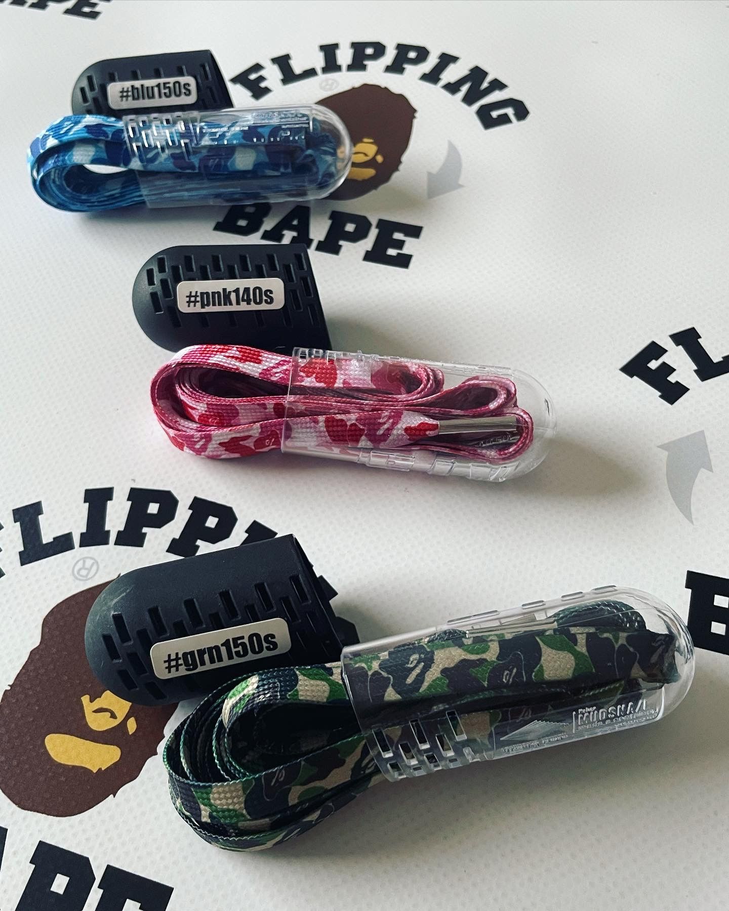Bape BAPE X KIXSIX ABC CAMO SHOELACE Size ONE SIZE - 3 Thumbnail