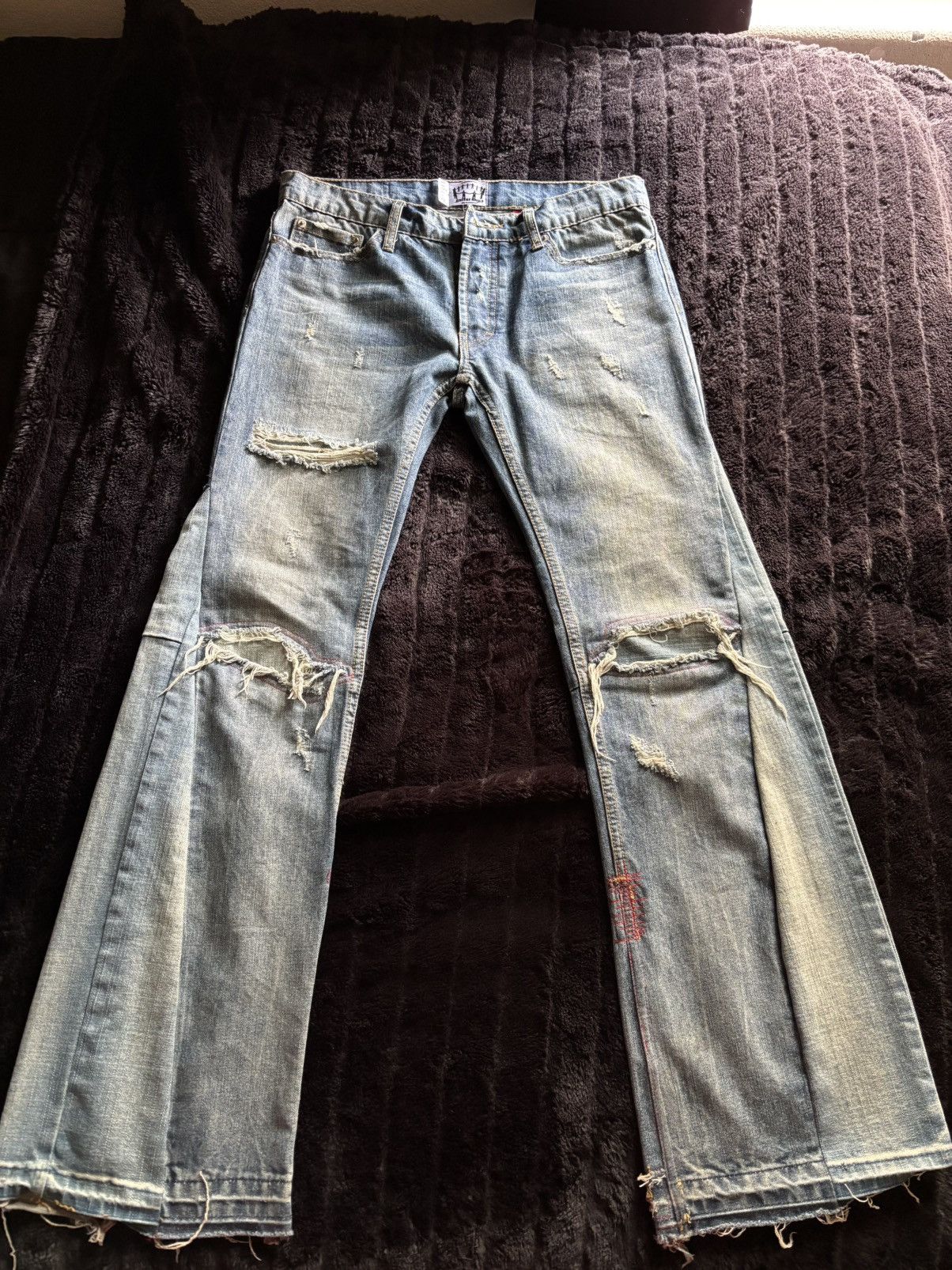 ALEXANDER DIGENOVA Alexander Digenova Thrashed Black Wax Denim