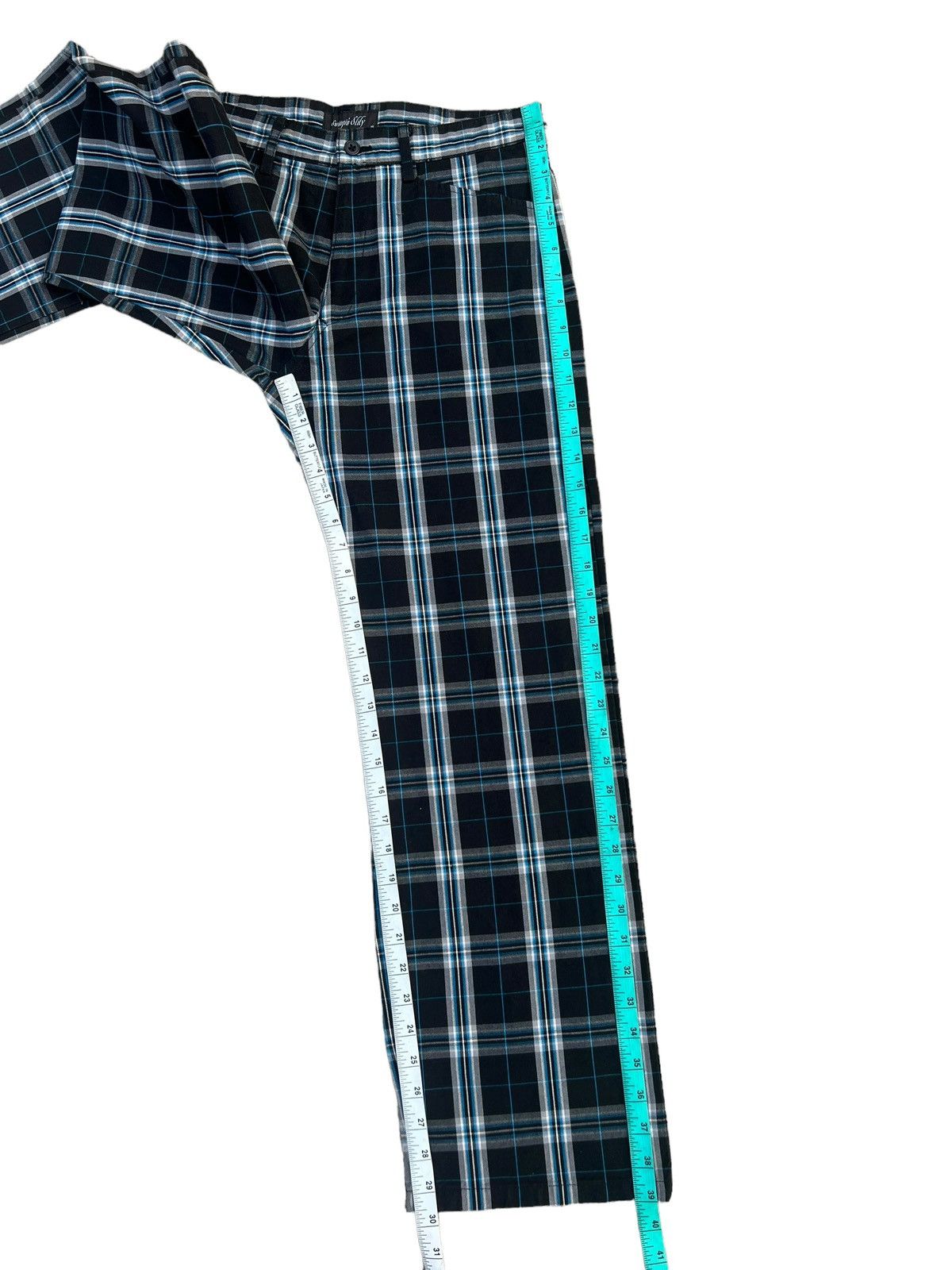 Vintage Japan Brand Swingin Slily Made in Japan Plaid Checks Pant Size US 30 / EU 46 - 5 Thumbnail