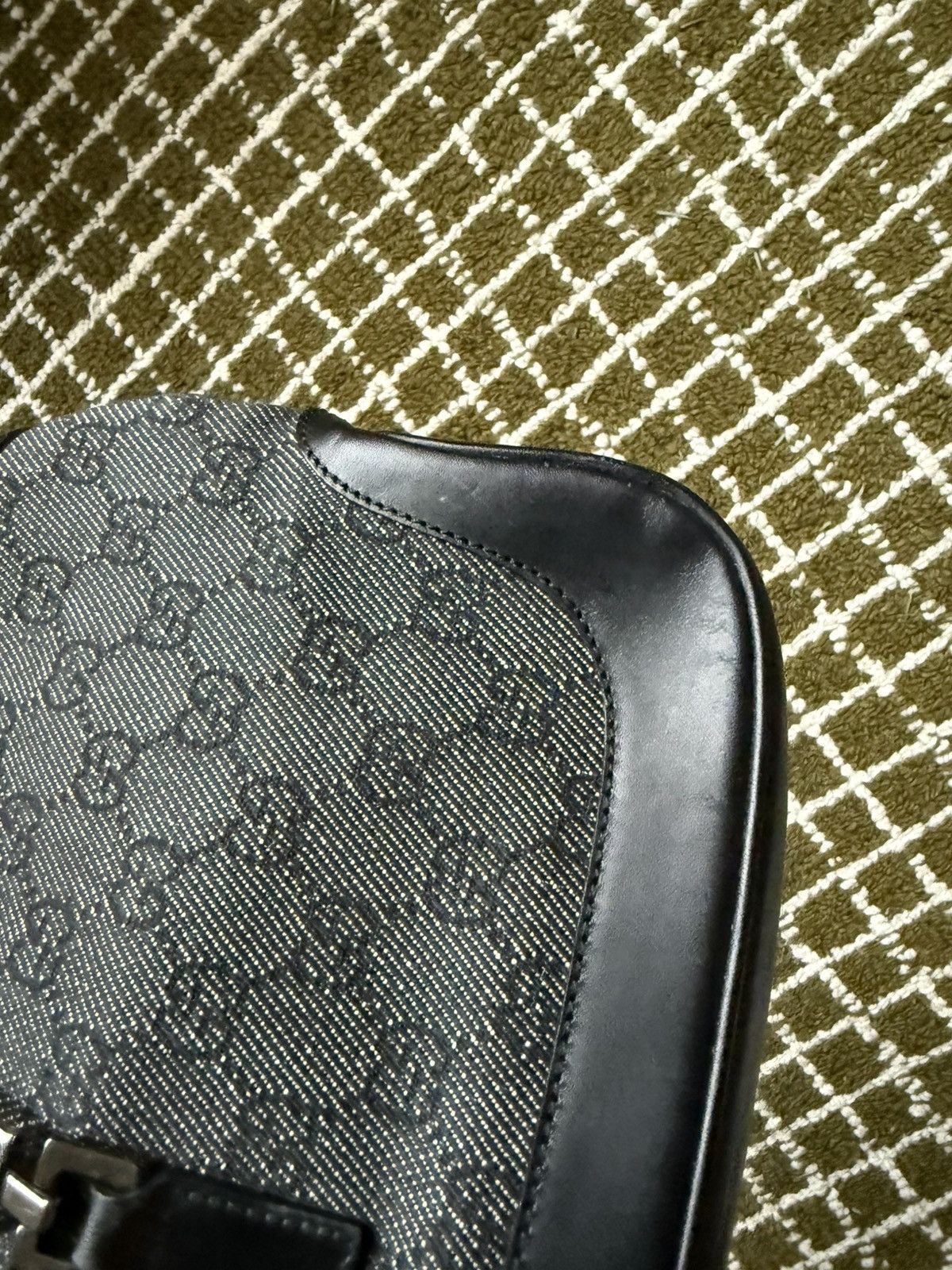 Gucci Gucci Jackie Black Monogram Bag Size ONE SIZE - 9 Thumbnail