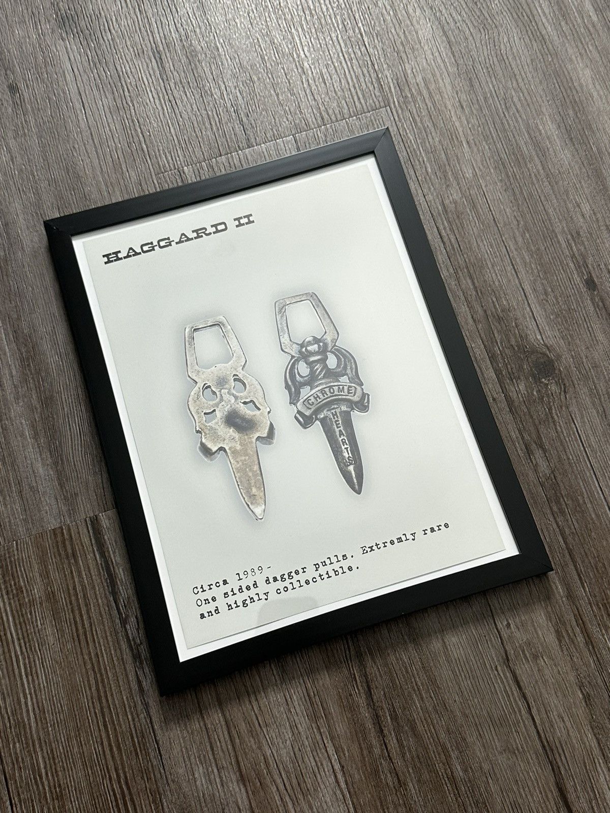 Chrome Hearts 🖤Chrome Hearts🖤 Ring & Dagger 9x12 Framed Poster Size ONE SIZE - 7 Thumbnail
