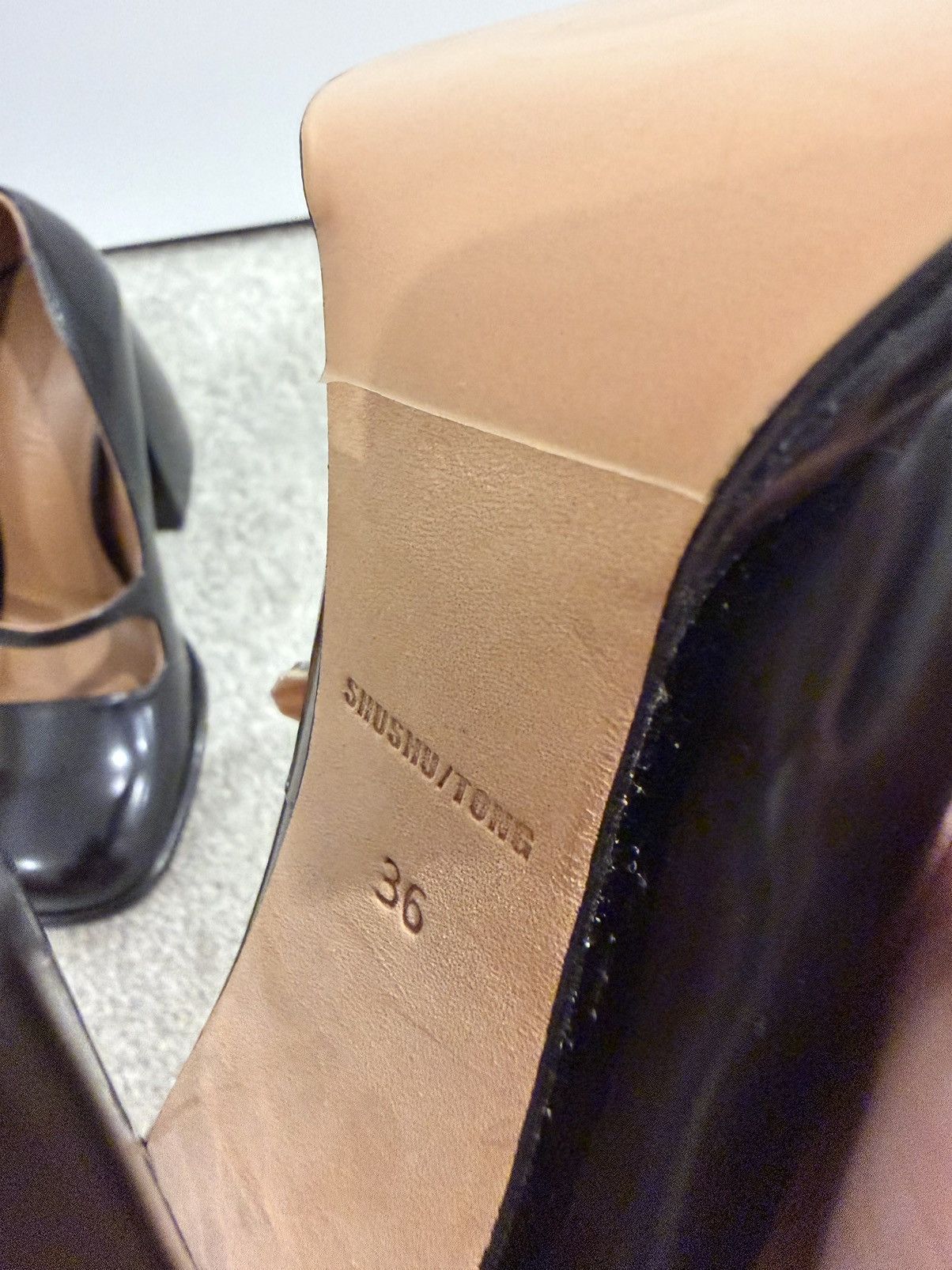Shushu/Tong SHUSHU/TONG Mary Jane Leather Heels Size US 6 / IT 36 - 6 Thumbnail