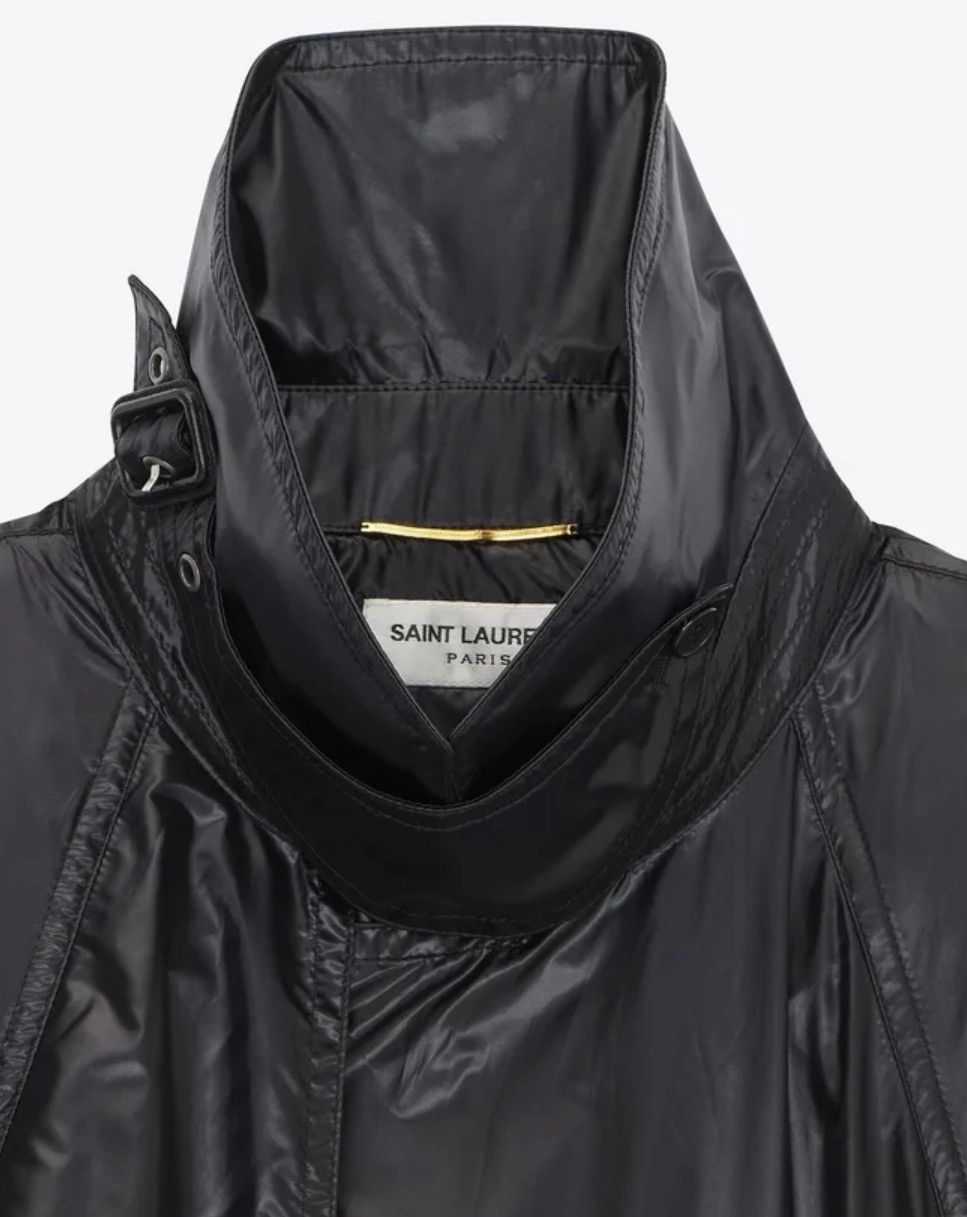 Saint Laurent Paris 🔥$3.5K VALUE🔥Saint Laurent Oversized Cape Trench Coat Size S / US 4 / IT 40 - 4 Thumbnail