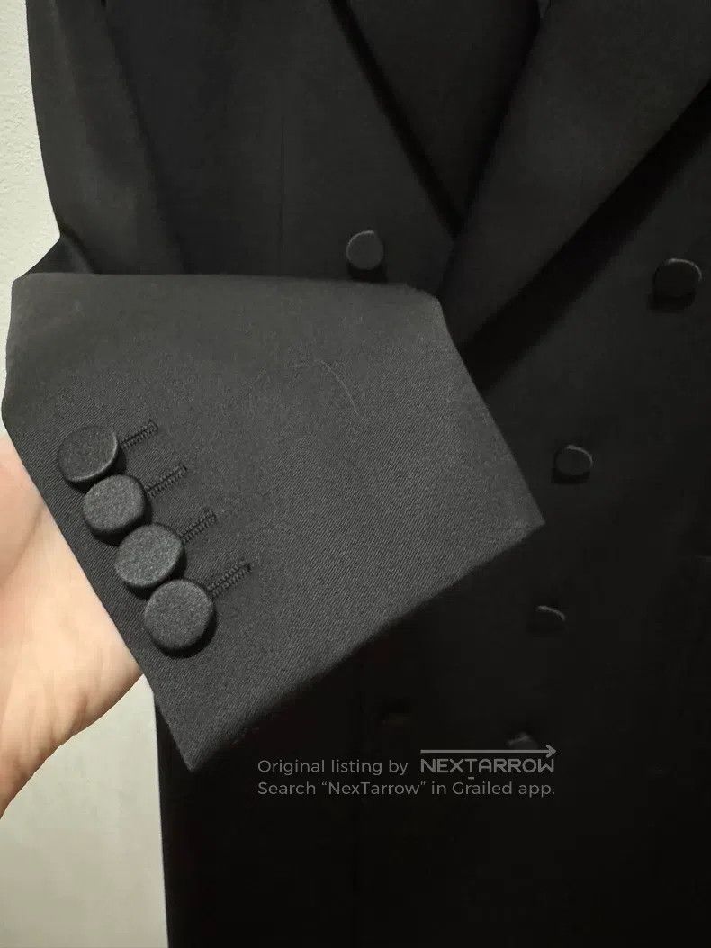 Saint Laurent Paris Saint Laurent Paris Double-breasted Long Smoking Coat with Size US S / EU 44-46 / 1 - 4 Thumbnail