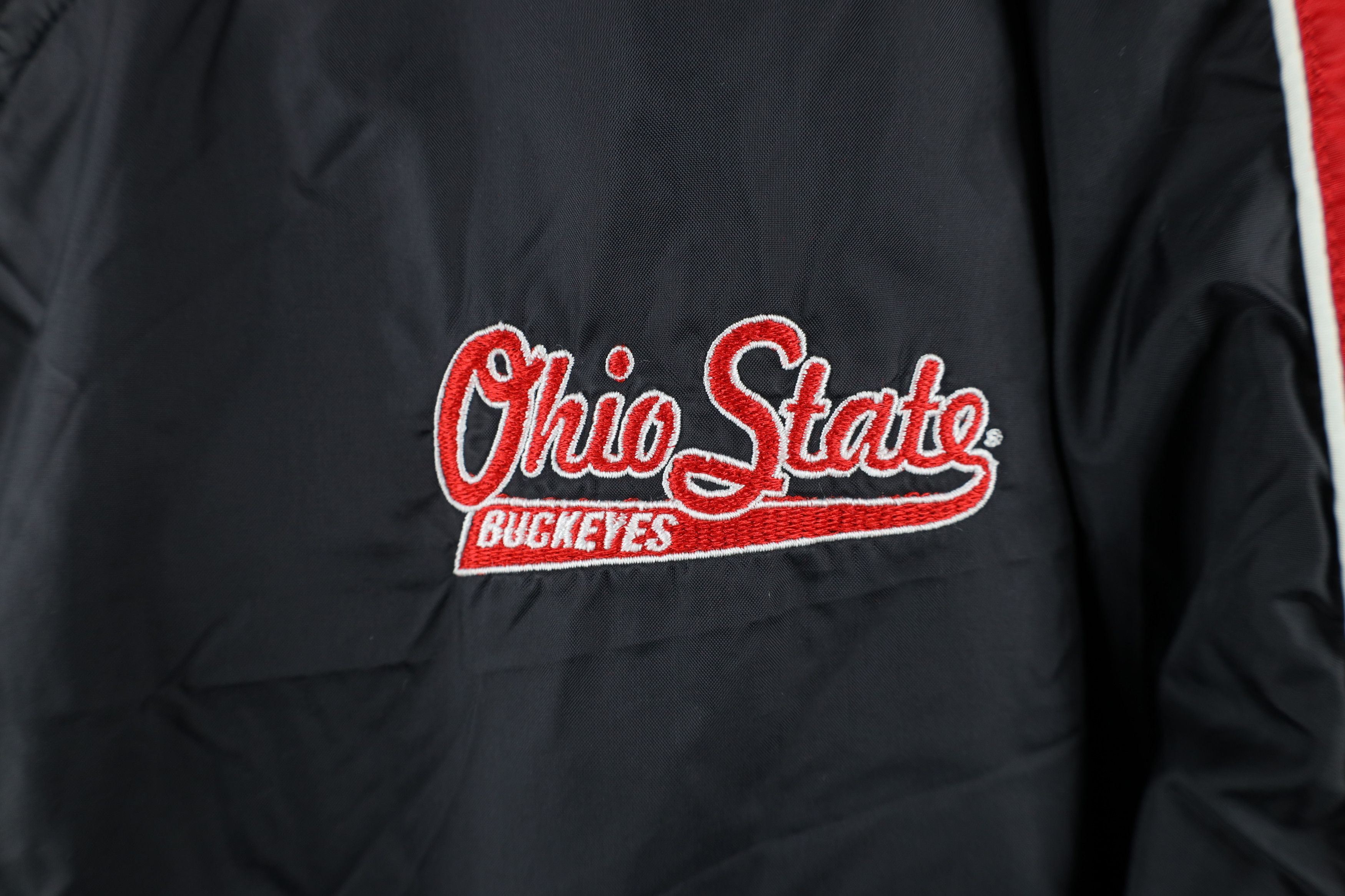 Vintage Vintage 90s Script Ohio State University Windbreaker Jacket Size US XL / EU 56 / 4 - 4 Thumbnail