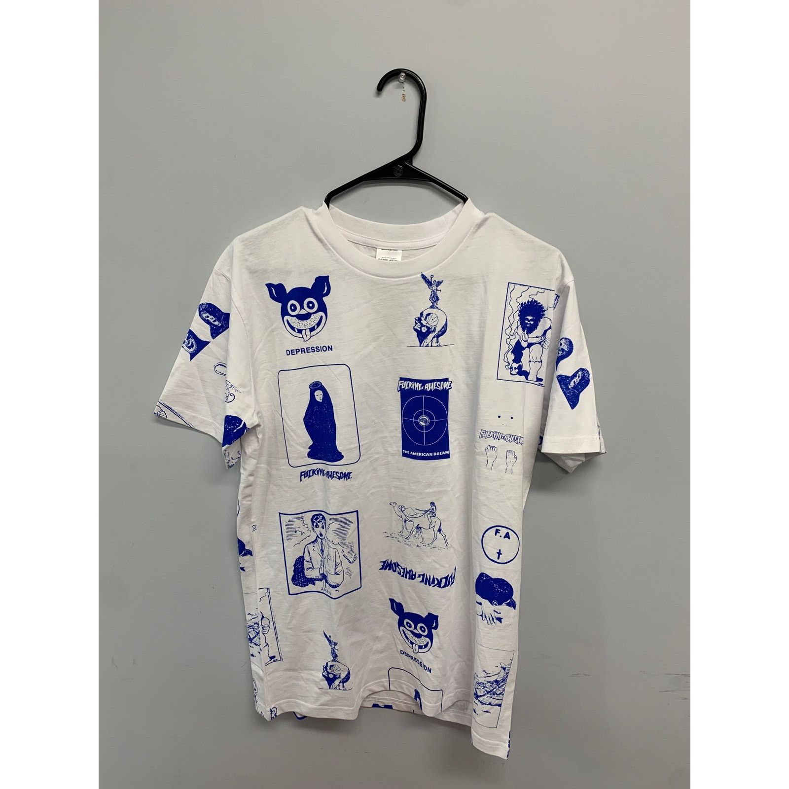 Fucking Awesome F*cking Awesome Depression White Tee Size Medium NEW S Size US M / EU 48-50 / 2 - 1 Thumbnail