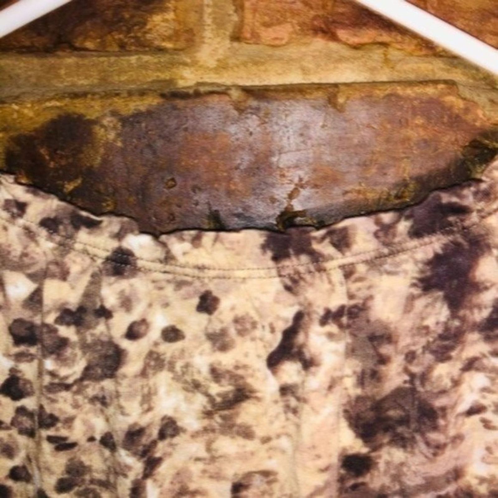 St. Johns Bay St. John's Bay Brown Printed Short Sleeve Blouse Size Small Size S / US 4 / IT 40 - 5 Thumbnail