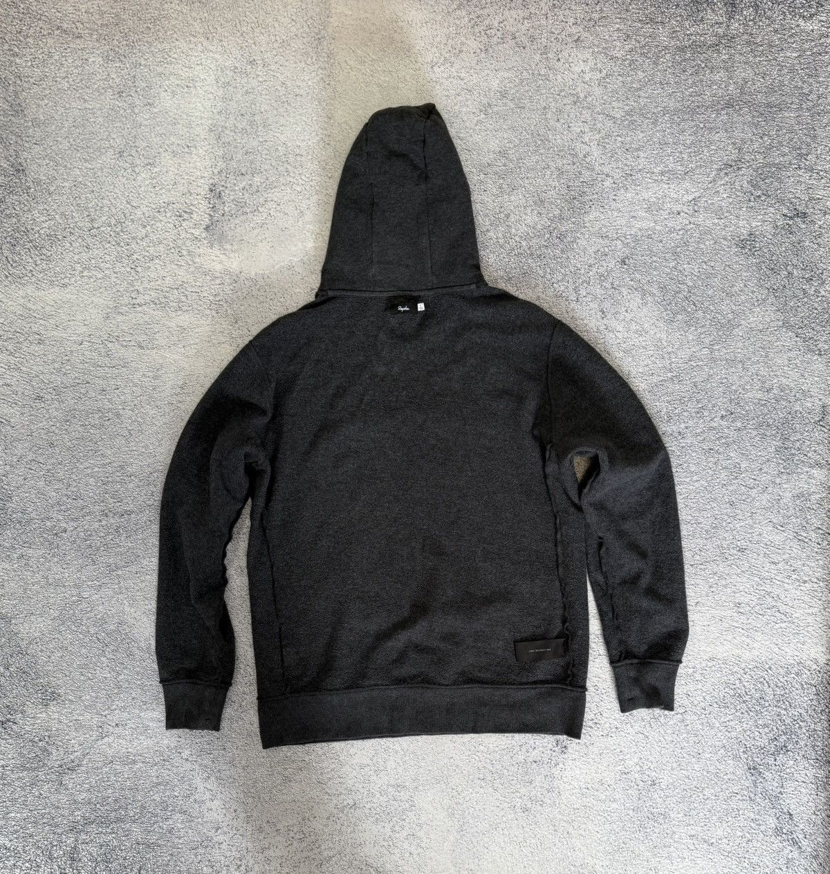 Rapha Rapha Logo Pullover Hoodie MenL Charcoal Marl Cycling Hooded Size US L / EU 52-54 / 3 - 15 Thumbnail
