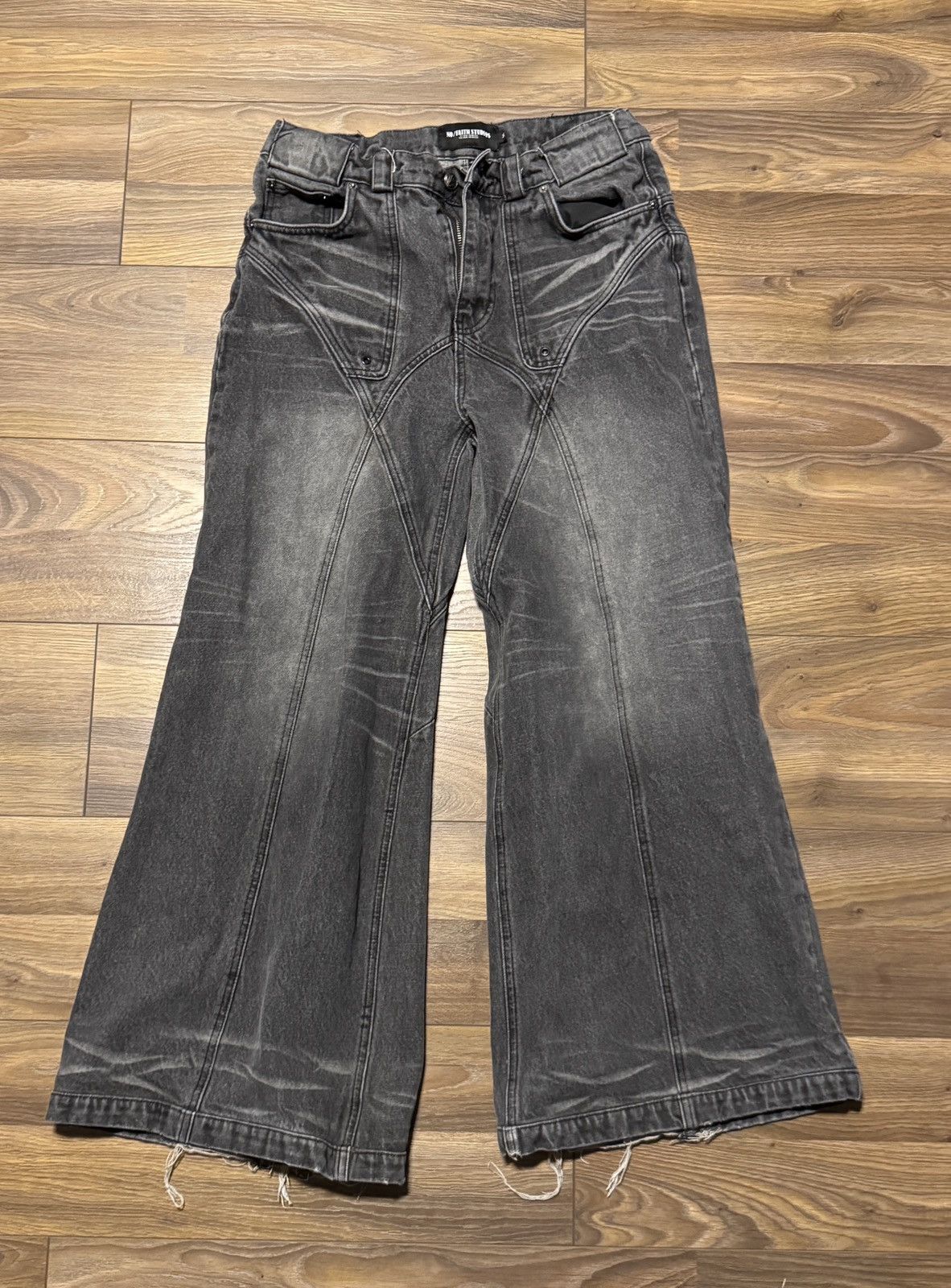 No Faith Studios No Faith Studios Rusted Used Dune Denim | Grailed