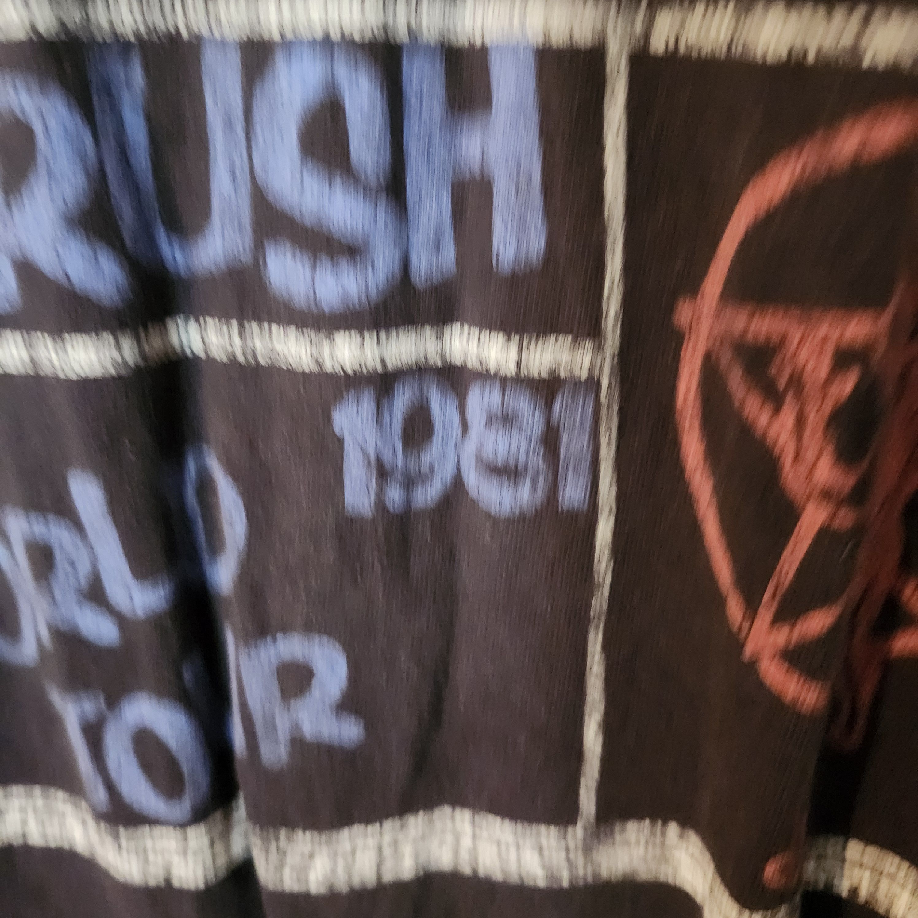Hanes Rush Moving Pictures Tour 1981 T-Shirt Adult 2XL Black Size US XXL / EU 58 / 5 - 6 Thumbnail