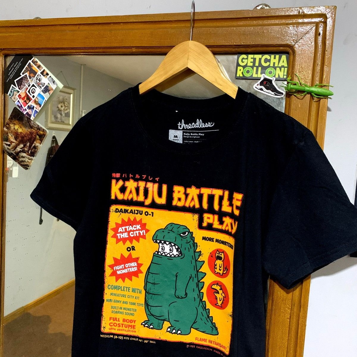 Vintage Kaiju Battle Play Tee Size US M / EU 48-50 / 2 - 1 Thumbnail