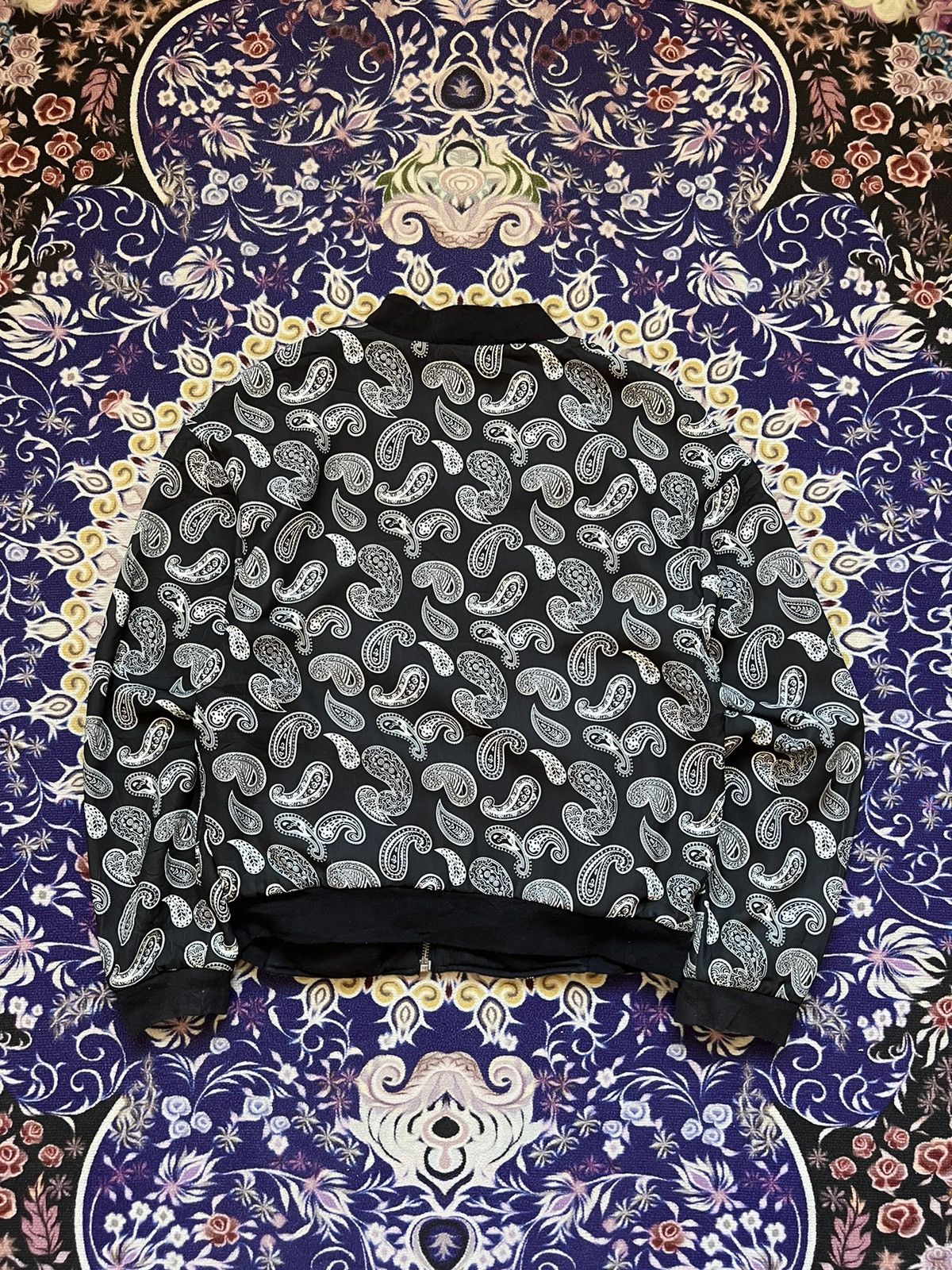 MOUSSY Moussy Reversible Paisley Print Bomber Jacket Vintage Size M / US 6-8 / IT 42-44 - 7 Thumbnail