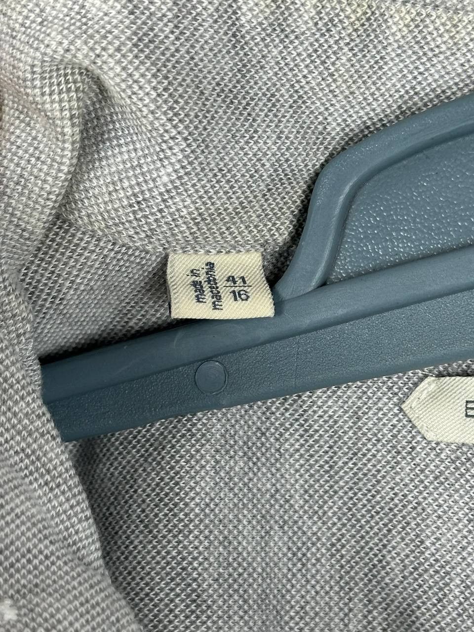 Suitsupply Suitsupply Grey Luxury Long Sleeve Polo T Shirt Size US M / EU 48-50 / 2 - 6 Thumbnail