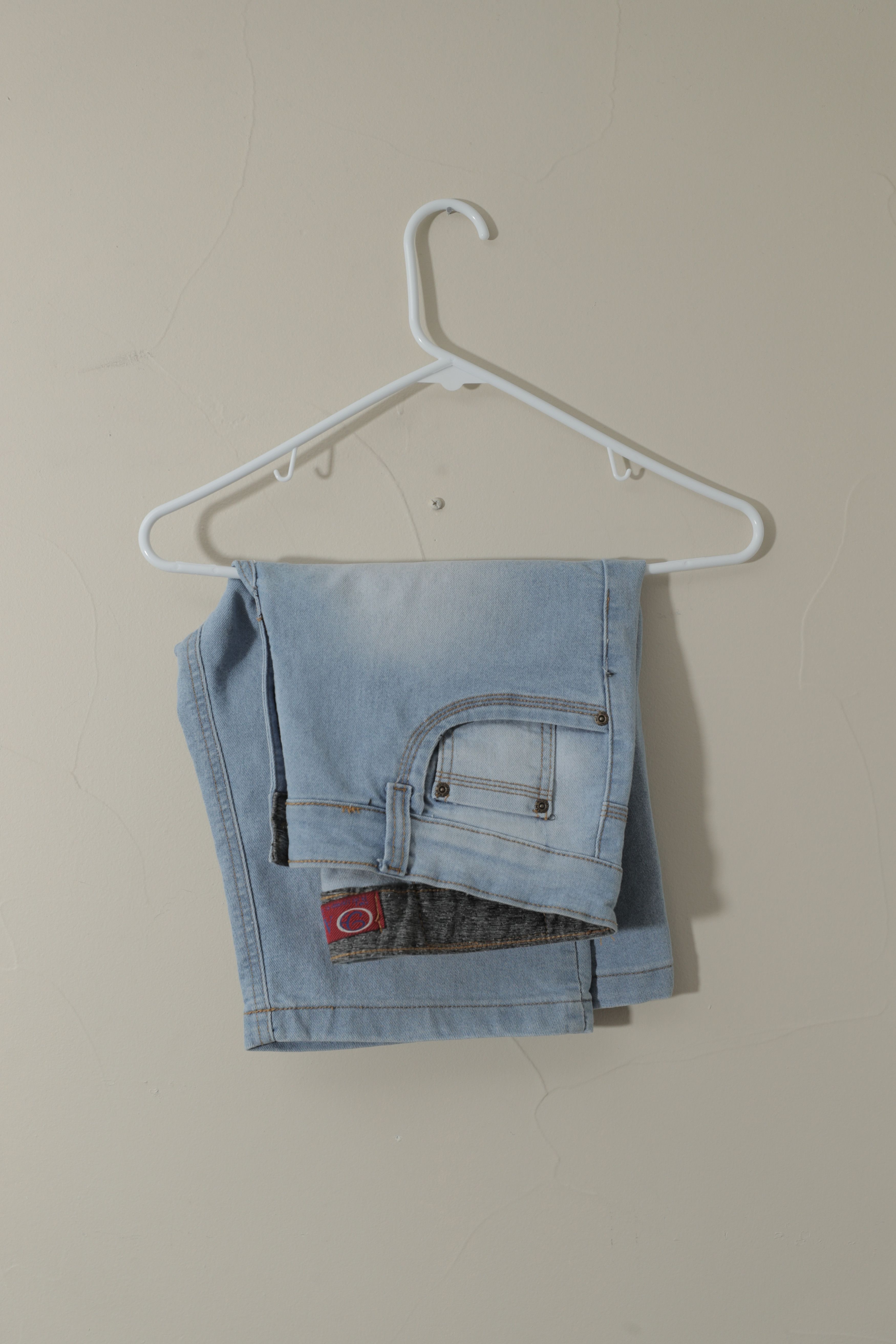 Other ABIUD Faded Light Blue Denim Shorts Made In Brasil (33) Size US 33 - 1 Thumbnail