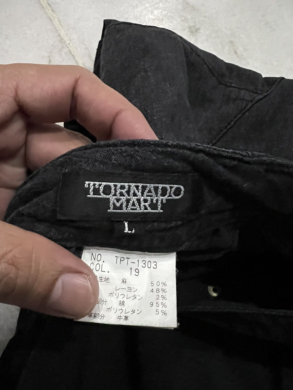 If Six Was Nine × Tornado Mart TORNADO MART CARGO BONDAGE PUNK SHORT PANTS RARE DESIGN Size US 32 / EU 48 - 15 Thumbnail