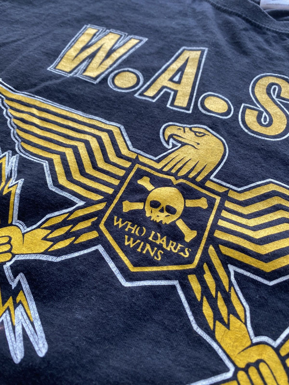 Band Tees 🔥W.A.S.P. Rock band punk “the last command” black tee Size US L / EU 52-54 / 3 - 4 Thumbnail