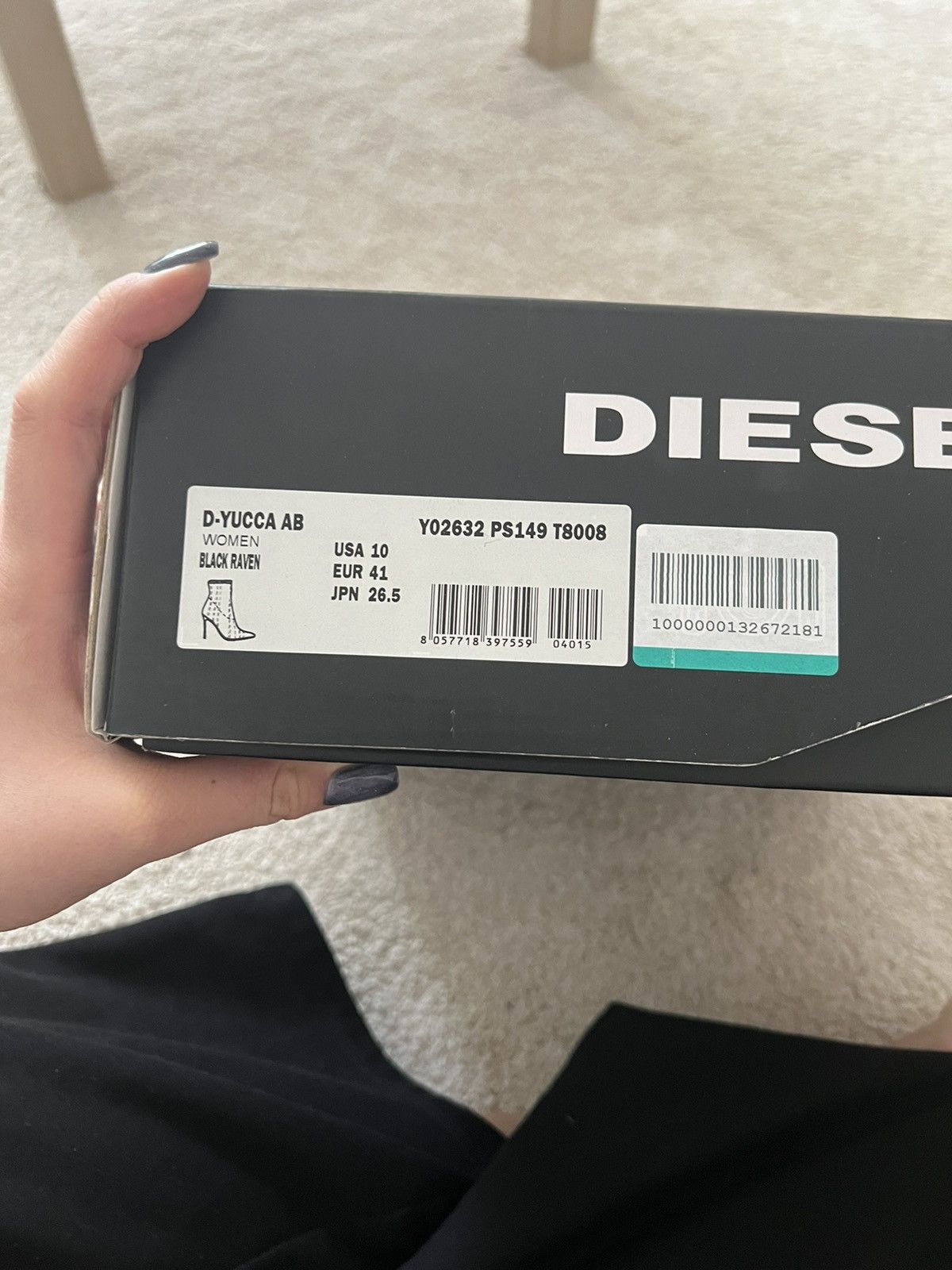 Diesel DIESEL Pointed Toe Denim Sock Boots Size US 10 / IT 40 - 4 Thumbnail