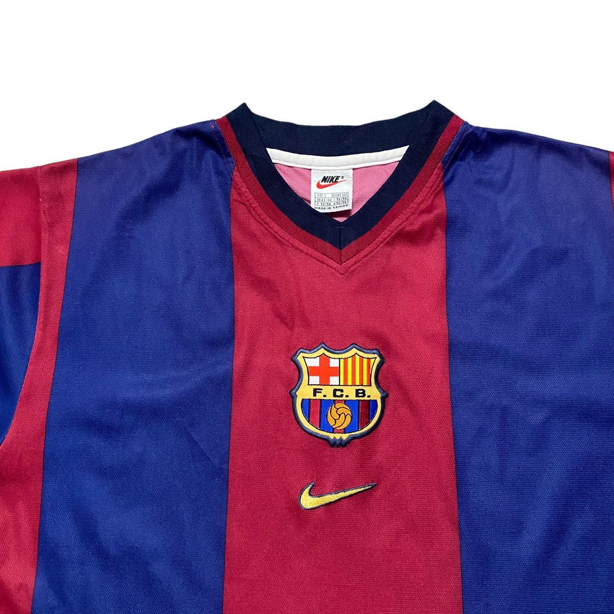 Vintage Vintage Fc Barcelona Jersey Home 1998 Size US L / EU 52-54 / 3 - 3 Thumbnail