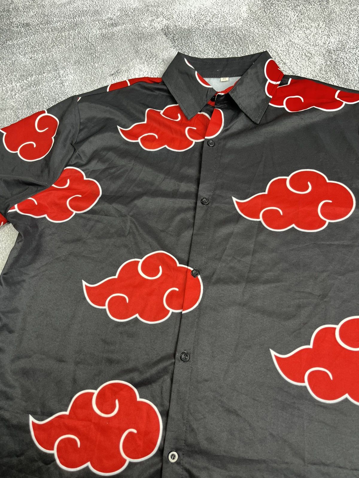 Anime Anime NARUT0 Akatsuki Summer T-shirts Short Sleeve Shirt Size US XL / EU 56 / 4 - 4 Thumbnail