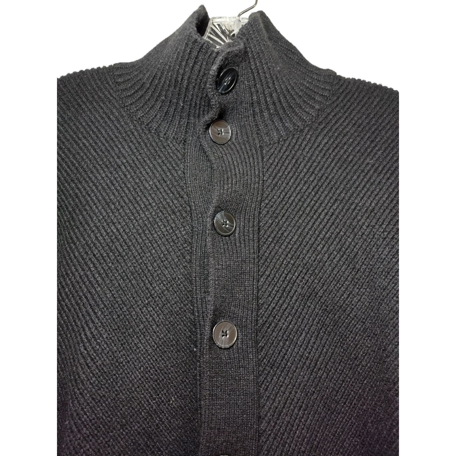 Joseph Abboud Joseph Abboud Mens Button Down Cardigan Sweater Black Sz XL Size US XL / EU 56 / 4 - 2 Thumbnail