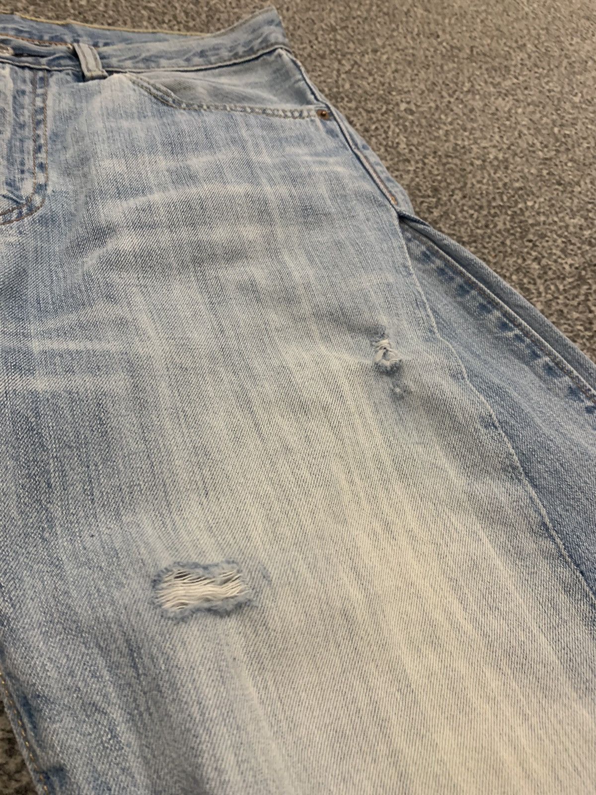 Levi's Vintage Clothing Y2K Wide Leg Levis Jorts Japanese Style Size US 31 - 5 Thumbnail